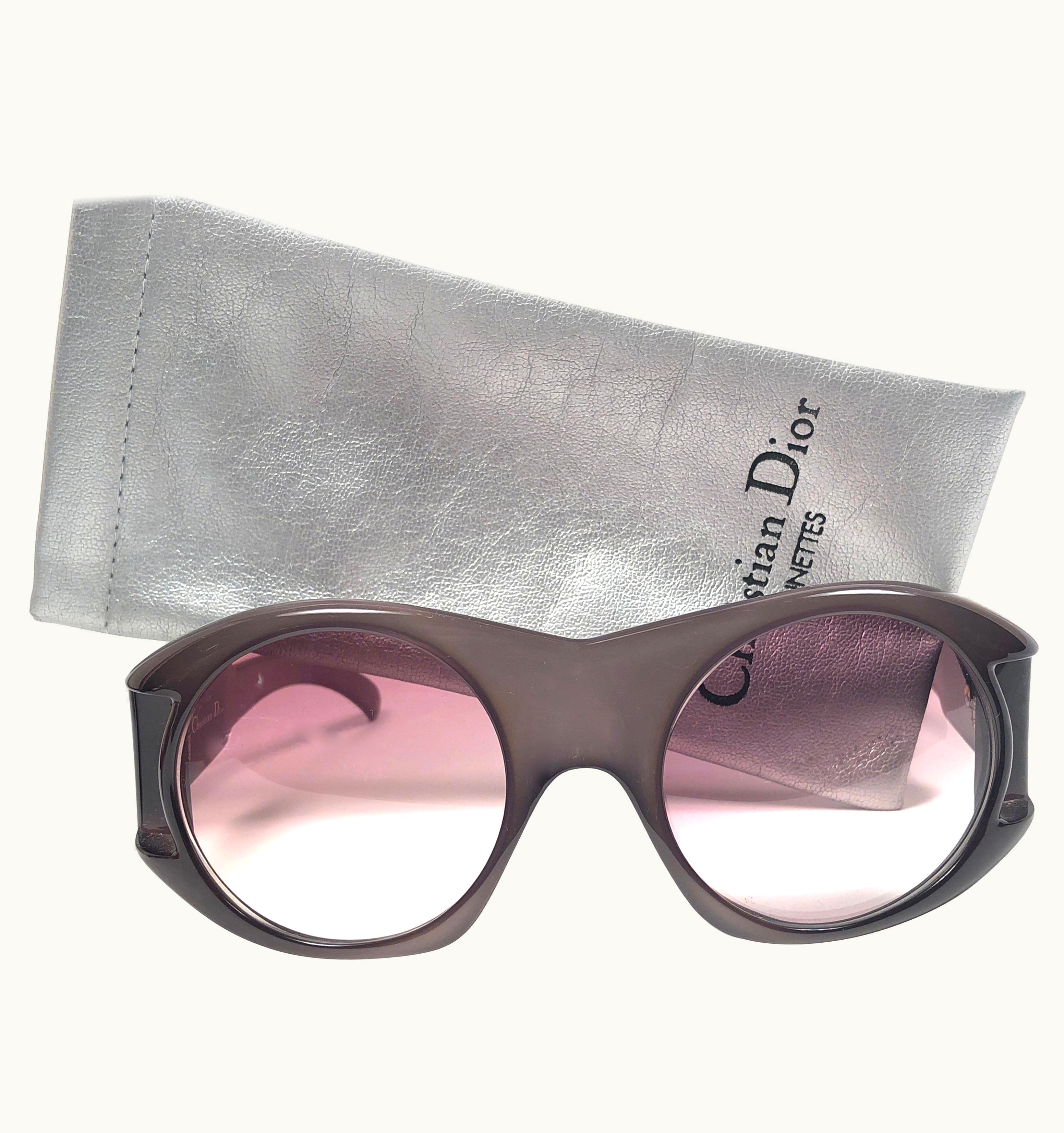 Dior Rare Christian Dior Vintage C61 Oversized Sunglasses 1970