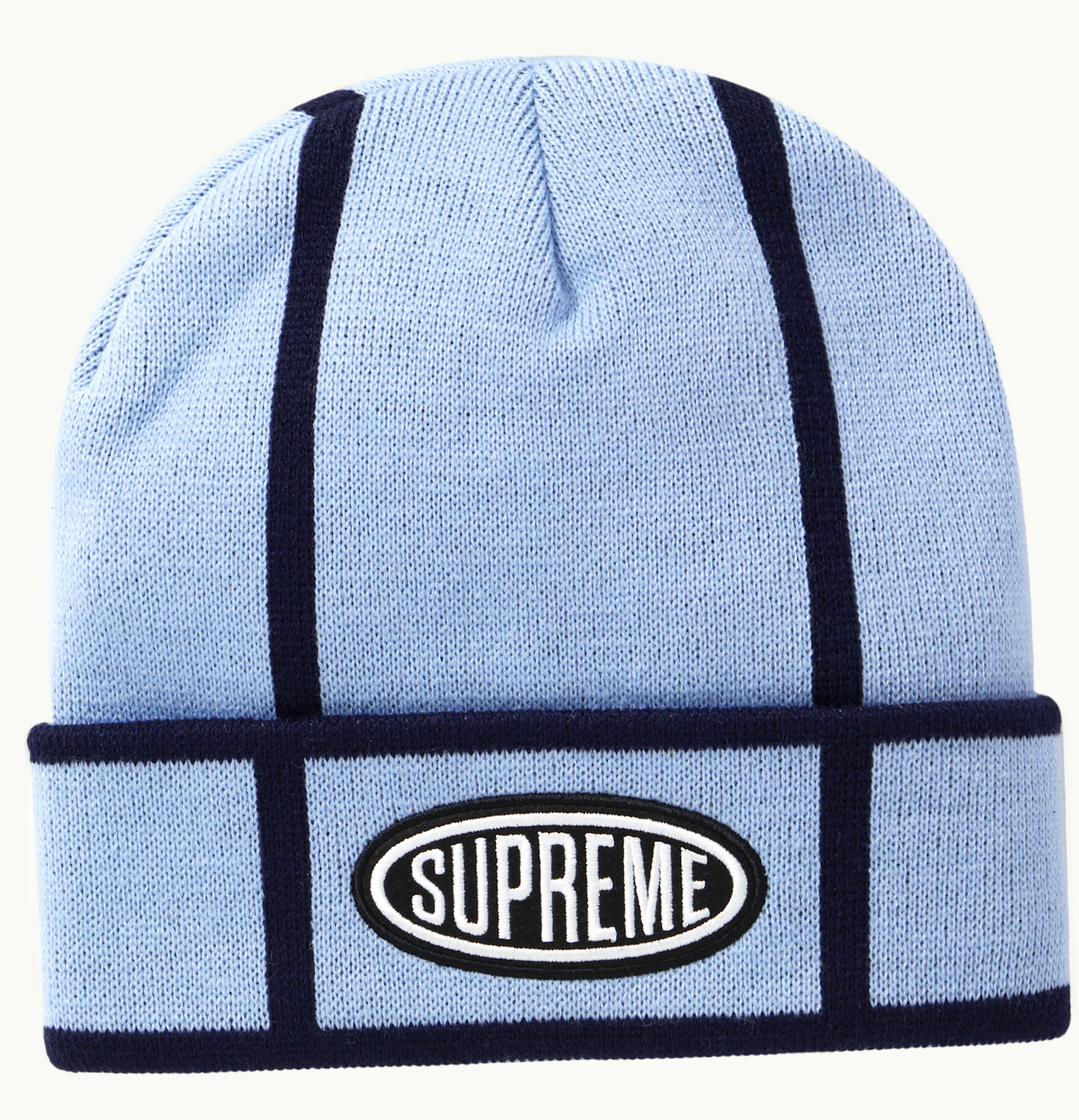 Supreme Supreme Grid Beanie Light Blue
