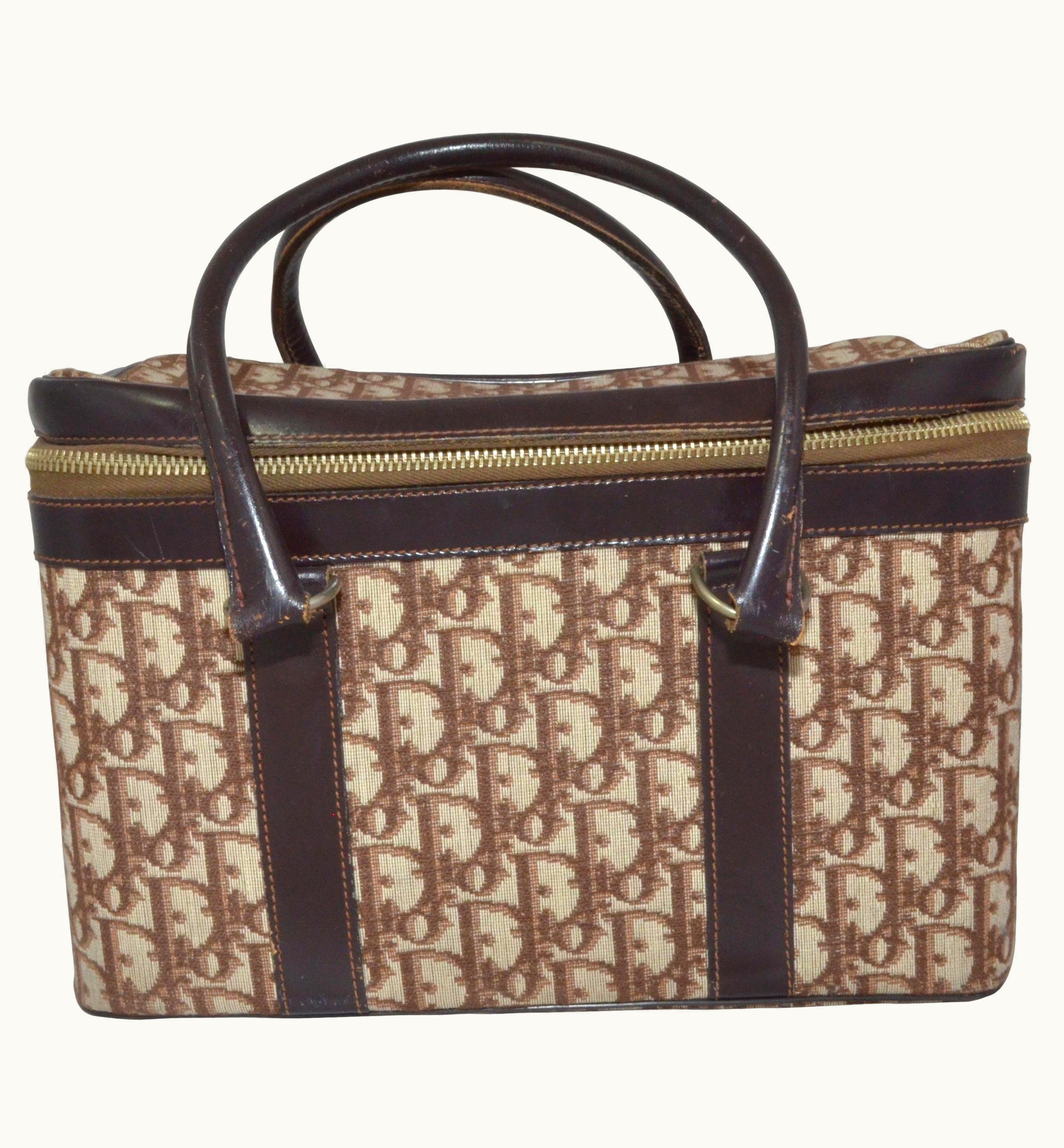 Dior Christian Dior Vintage 1970' Trotter Travel Train Case