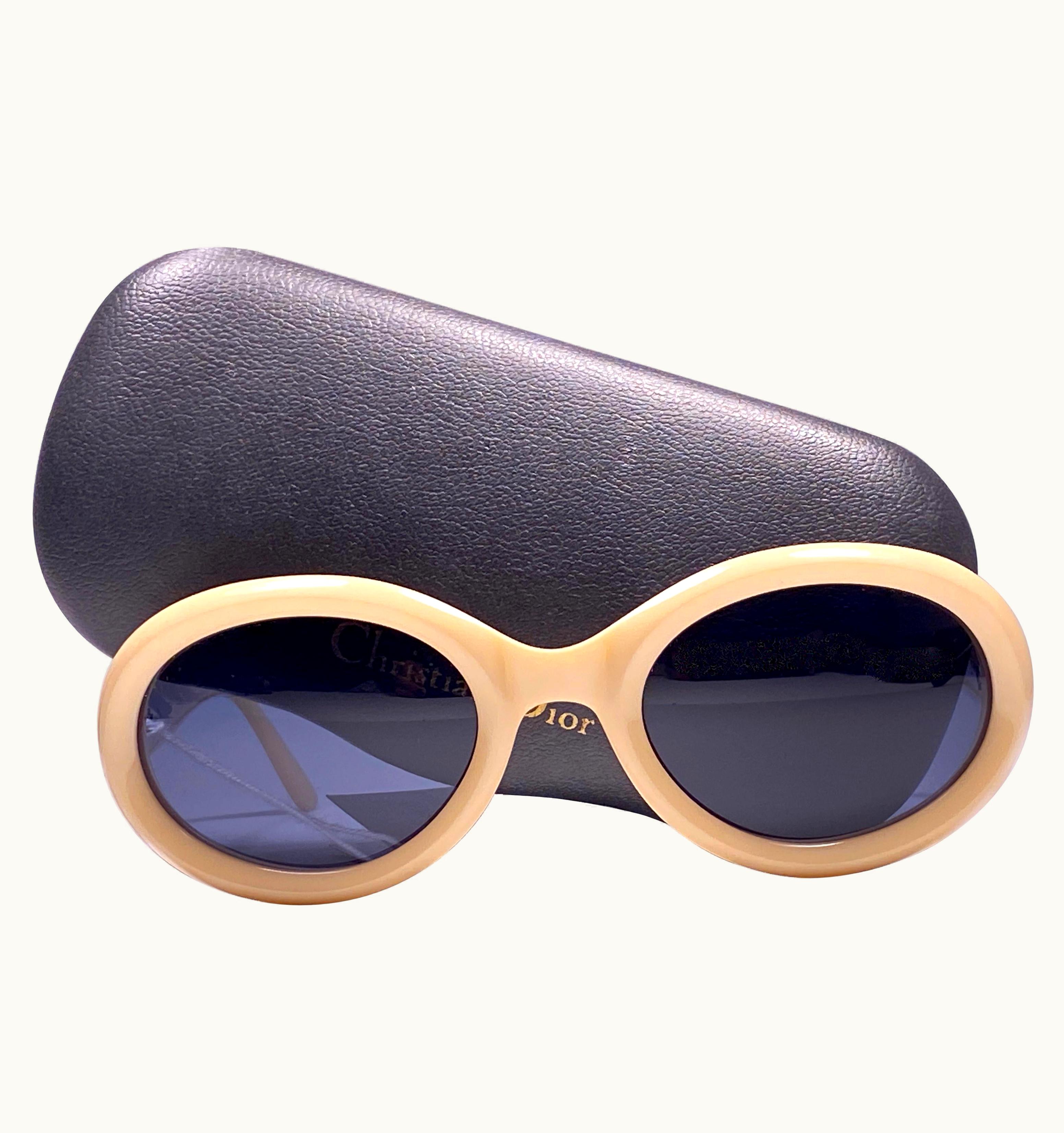Dior Dior Vintage Beige Optyl Collectors Item Sunglasses Germany 1990'