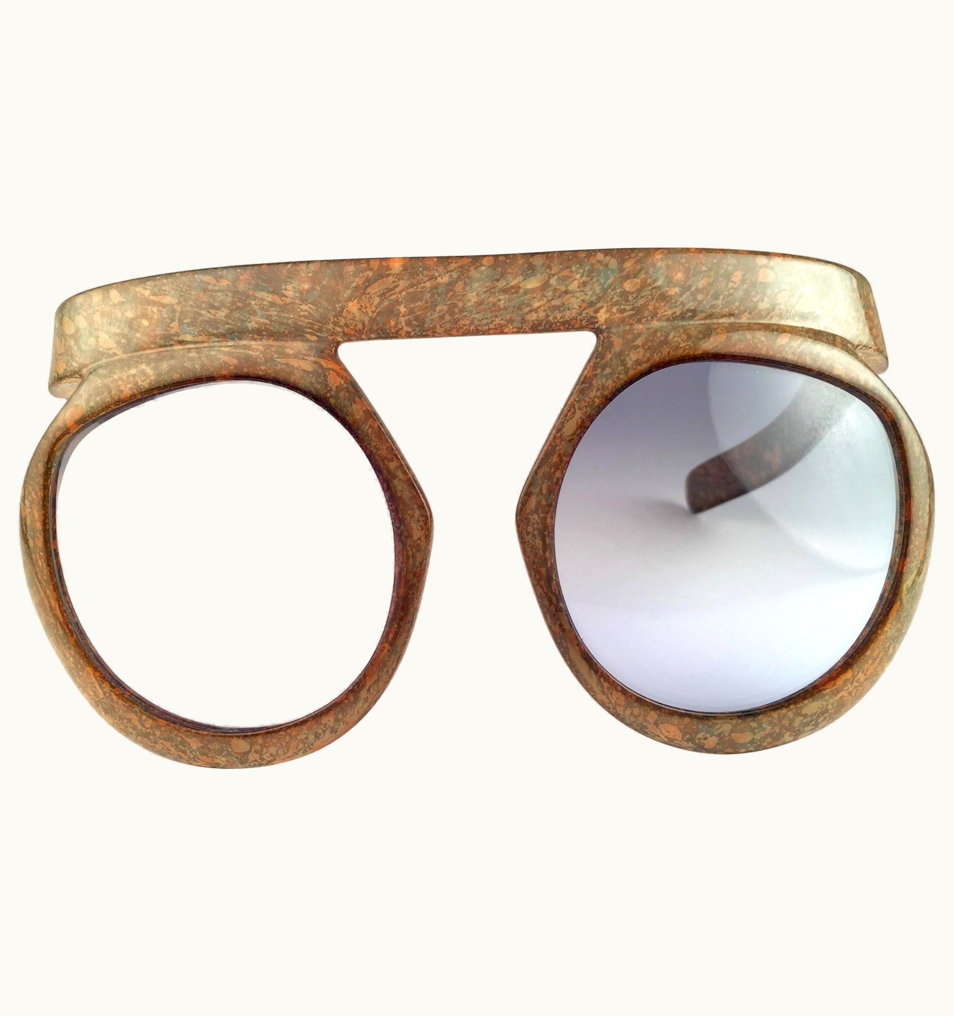 Dior Vintage Christian Dior 2030 80 Jasper Camouflage Collector Optyl Sunglasses
