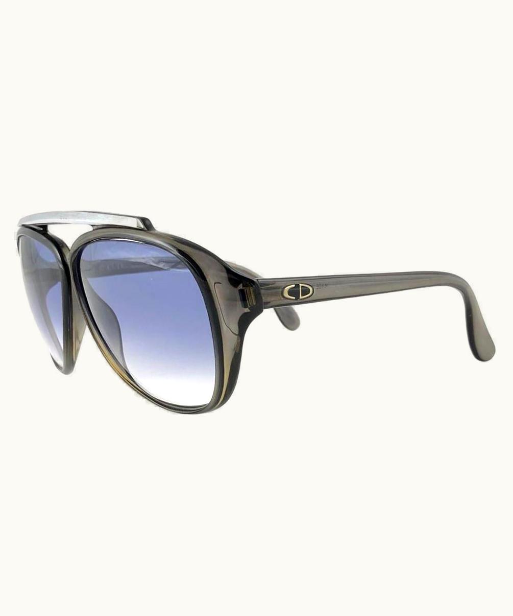 Dior Vintage Christian Dior Monsieur 2059 20 Optyl Grey Gradient 1970 Sunglasses