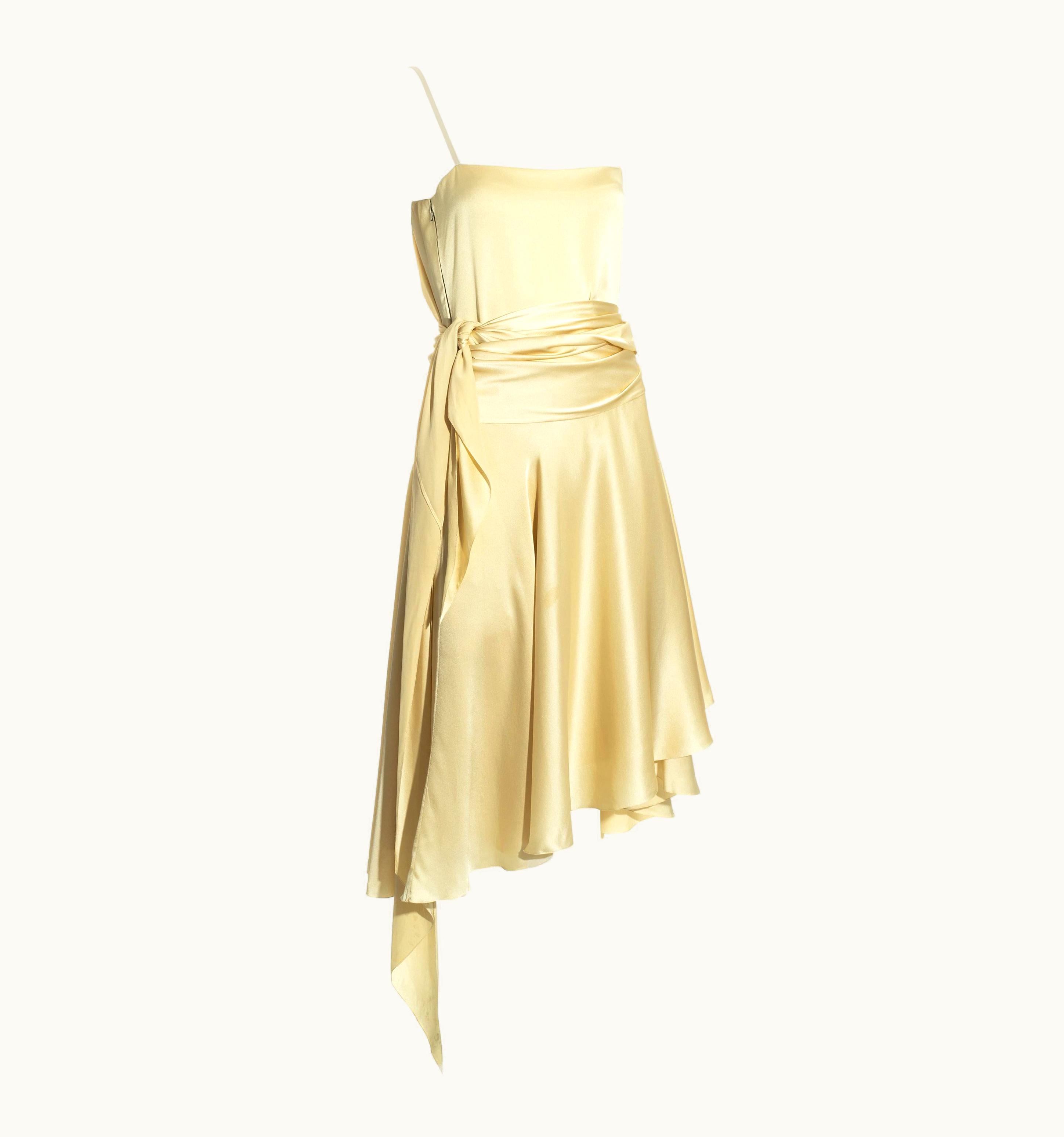 Dior Christian Dior Haute Couture Cream Silk Two Piece Dress And Wrap Skirt, AW 1978