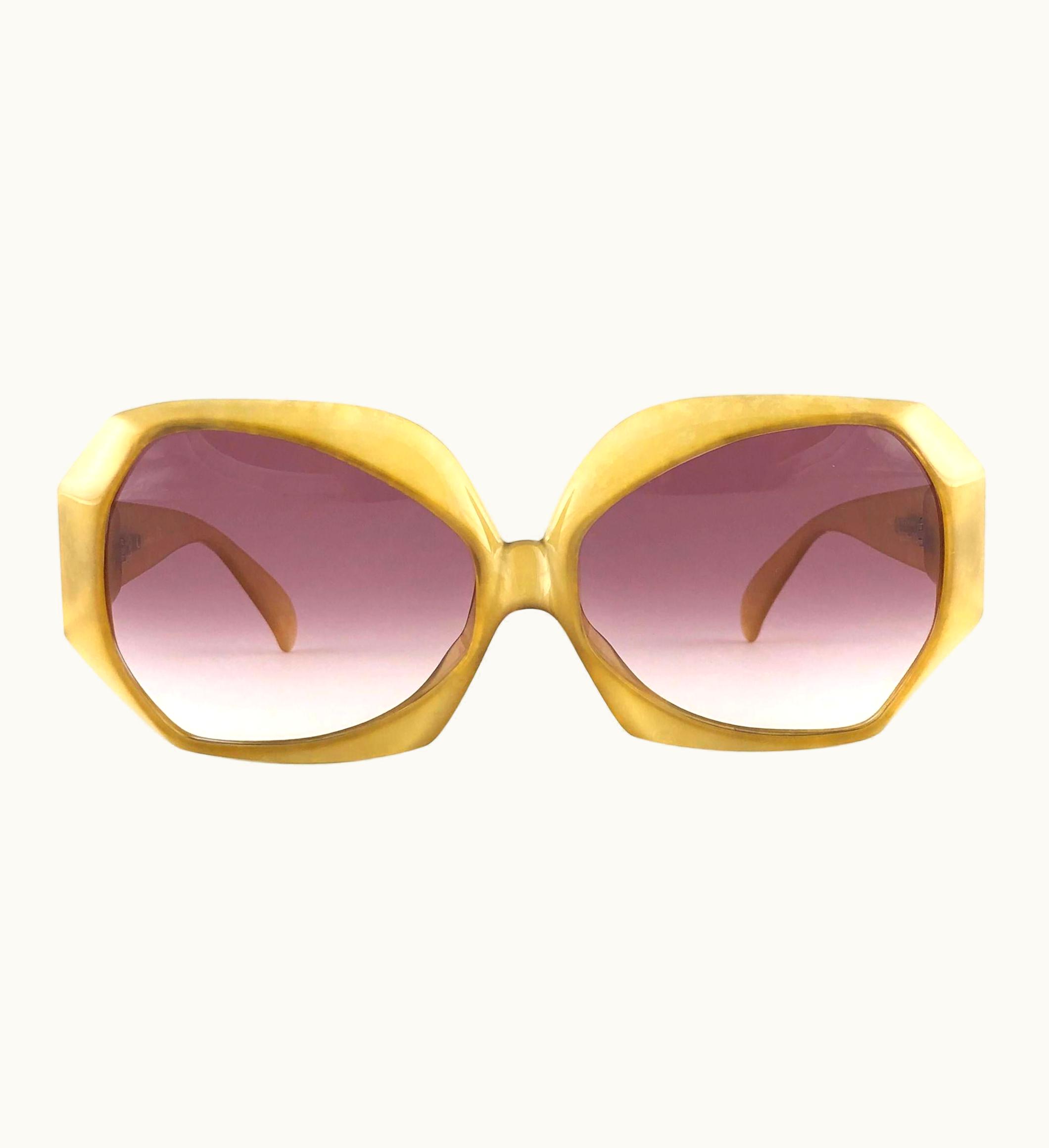 Dior Vintage Christian Dior 2025 20 Jaspe Amber Jerry Hall Optyl Sunglasses