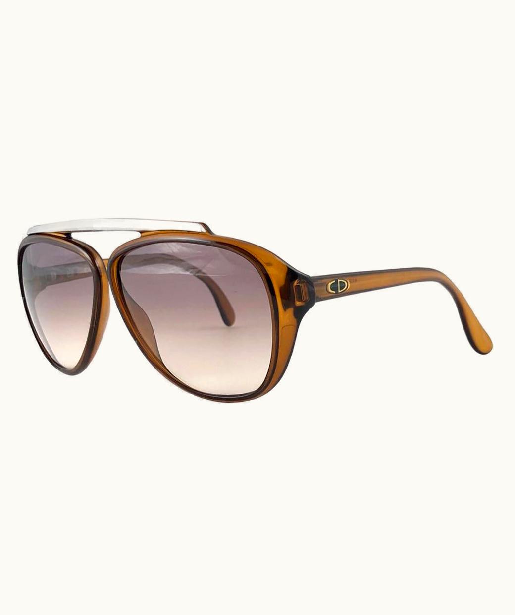 Dior Vintage Christian Dior Monsieur 2059 10 Optyl Green Gradient 1970 Sunglasses