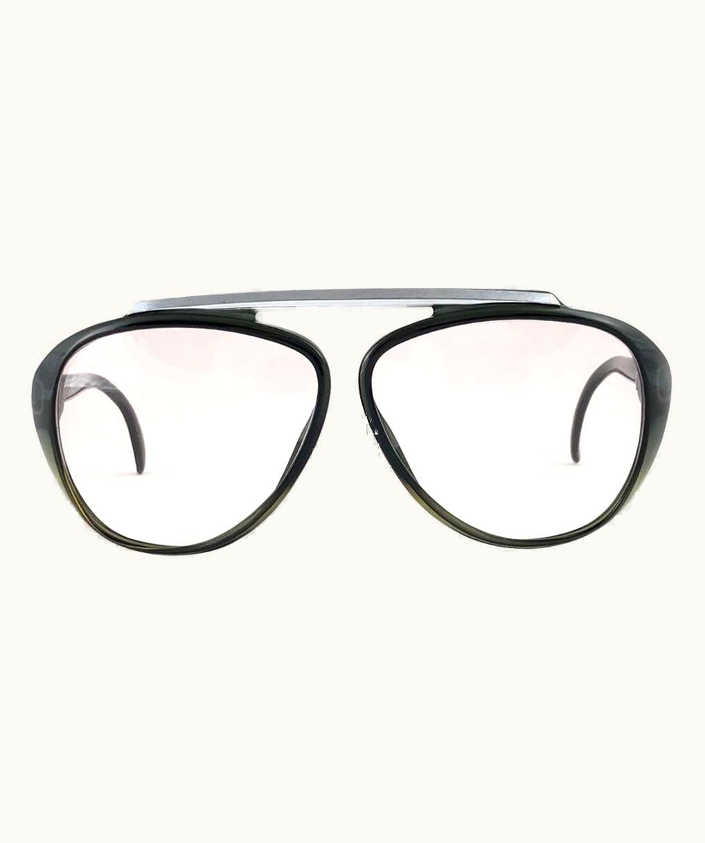 Dior Vintage Christian Dior Monsieur 2059 60 Optyl Green Gradient 1970 Sunglasses