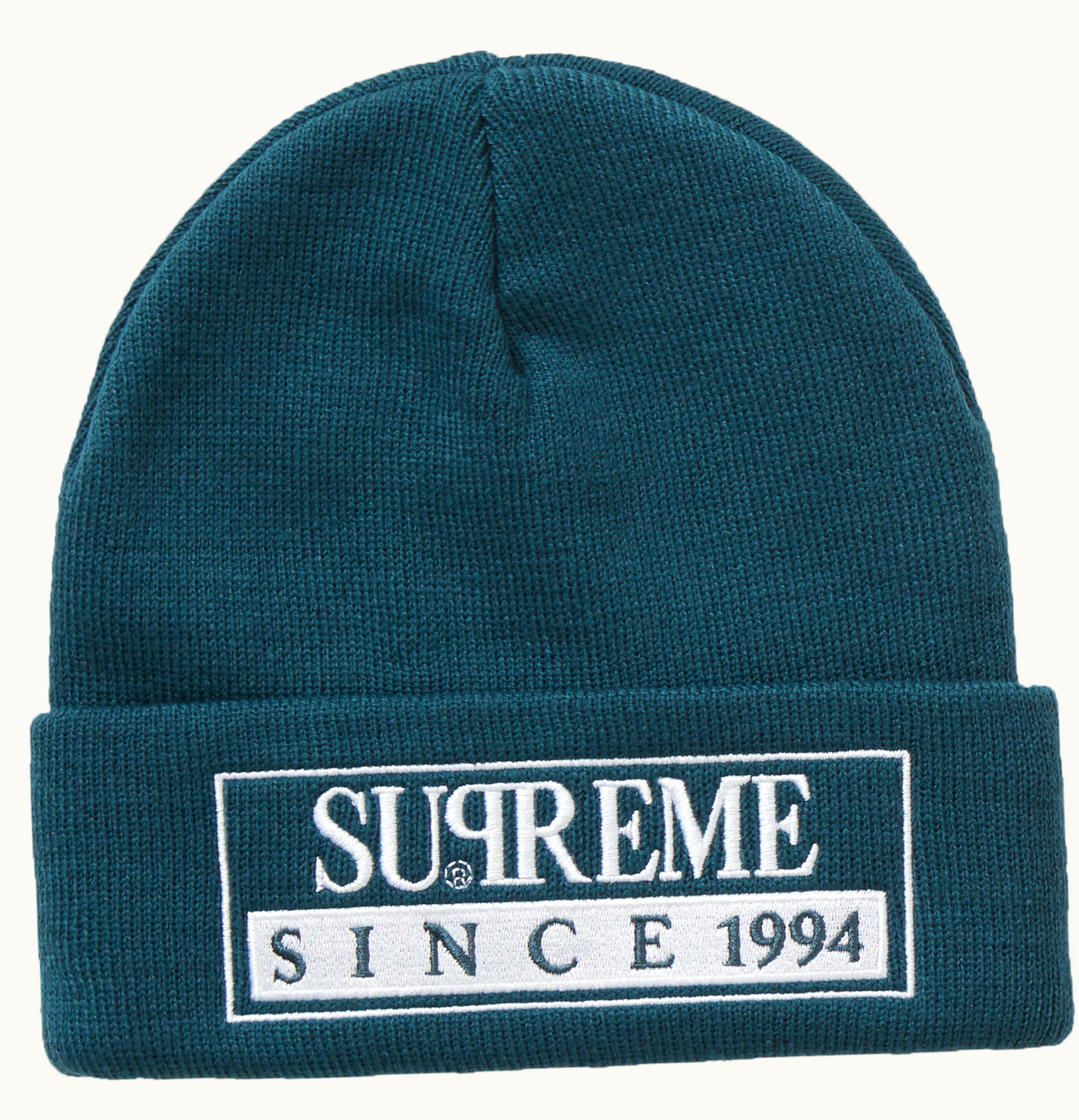 Supreme Supreme Reserved Beanie Work Teal