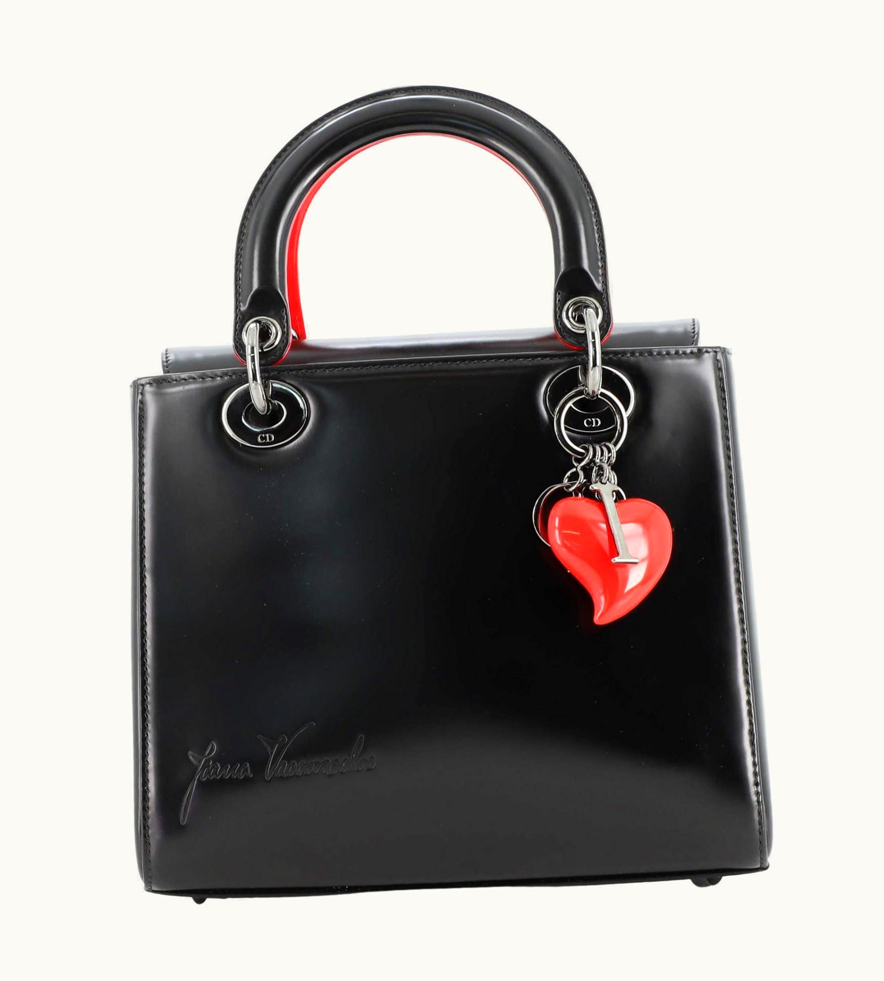 Dior Christian Dior Lady Dior Bag Limited Edition Joana Vasconcelos Leather With Led