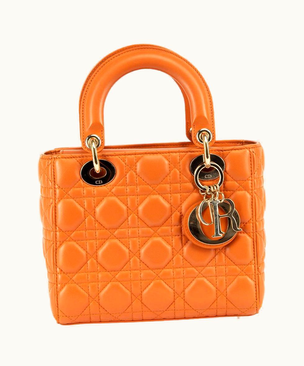 Dior Dior Women' 2017 Brown Cannage Small My Lady Dior Bag