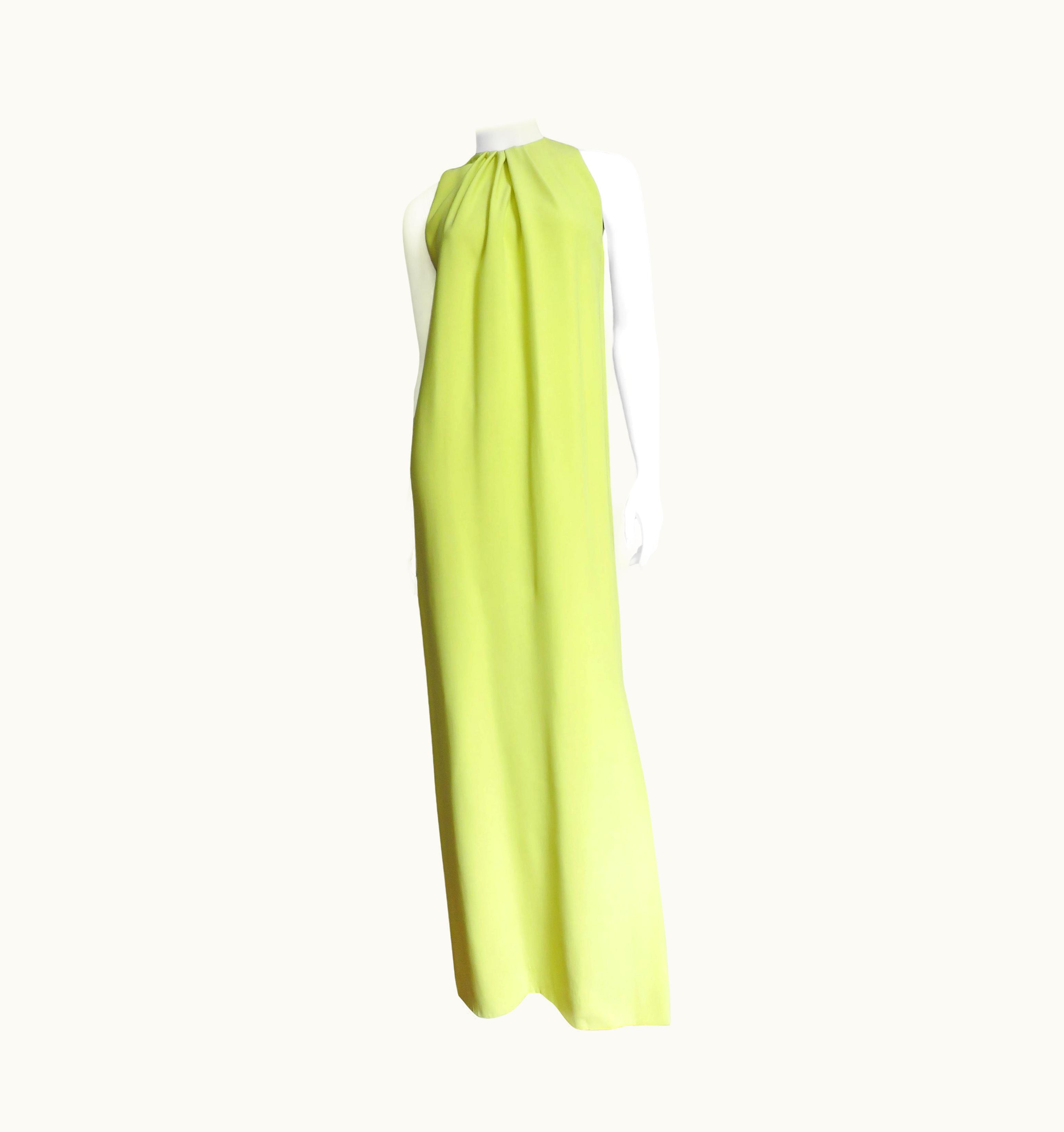 Dior Christian Dior Neon Silk Dress