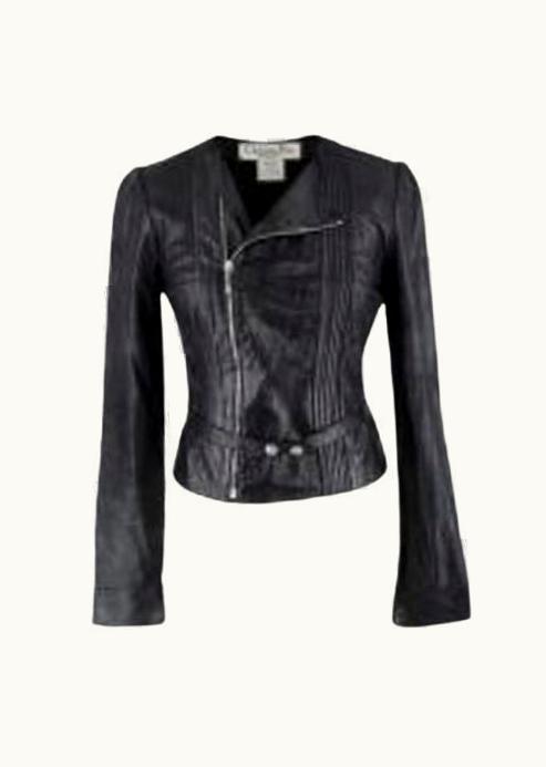 Dior Vintage Boutique Black Leather Jacket UZ0568995