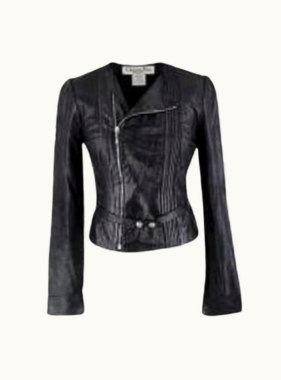 Dior Vintage Boutique Black Leather Jacket UZ0569003
