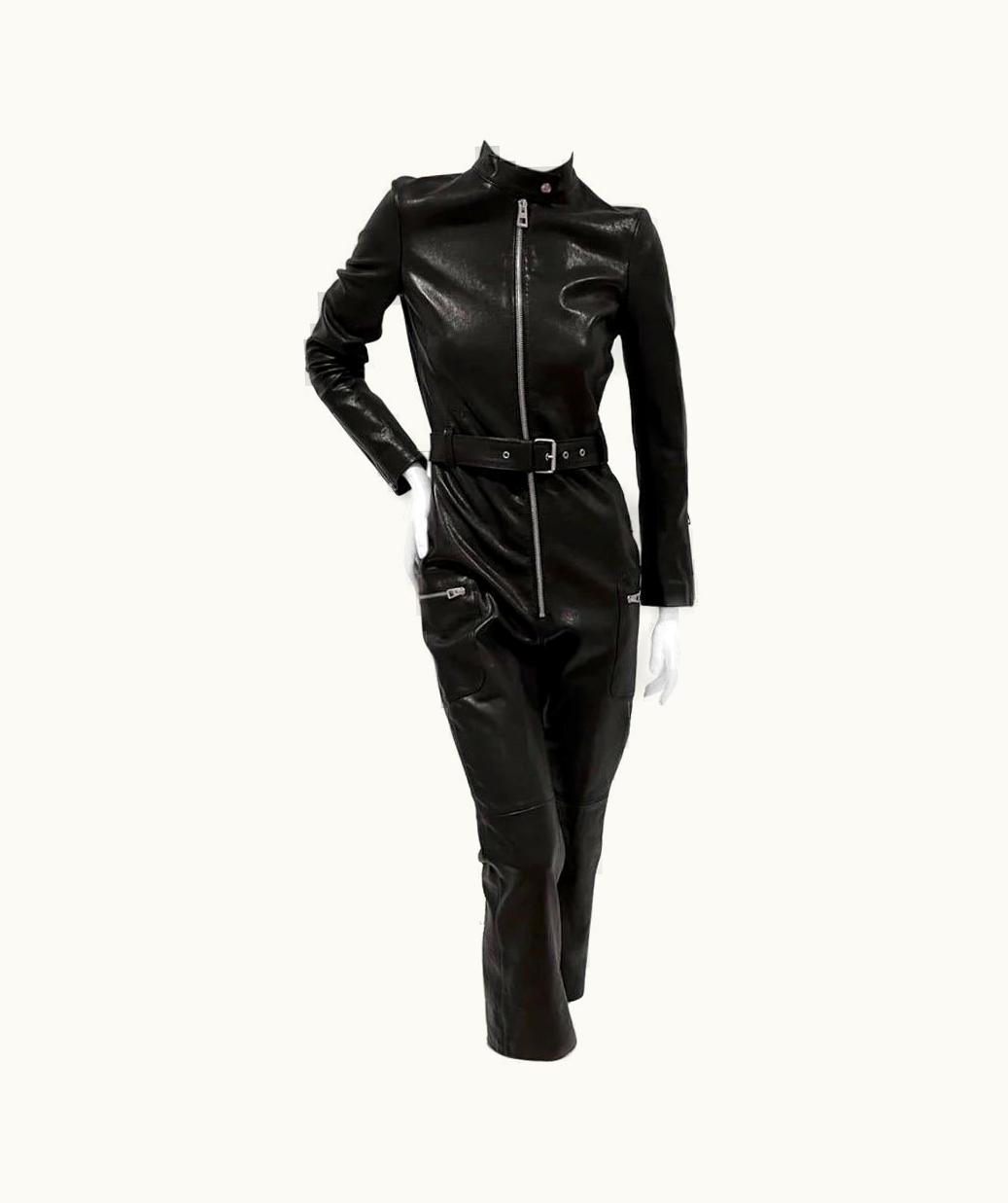 Dior Christian Dior Leather Jumpsuit Autumn 2020