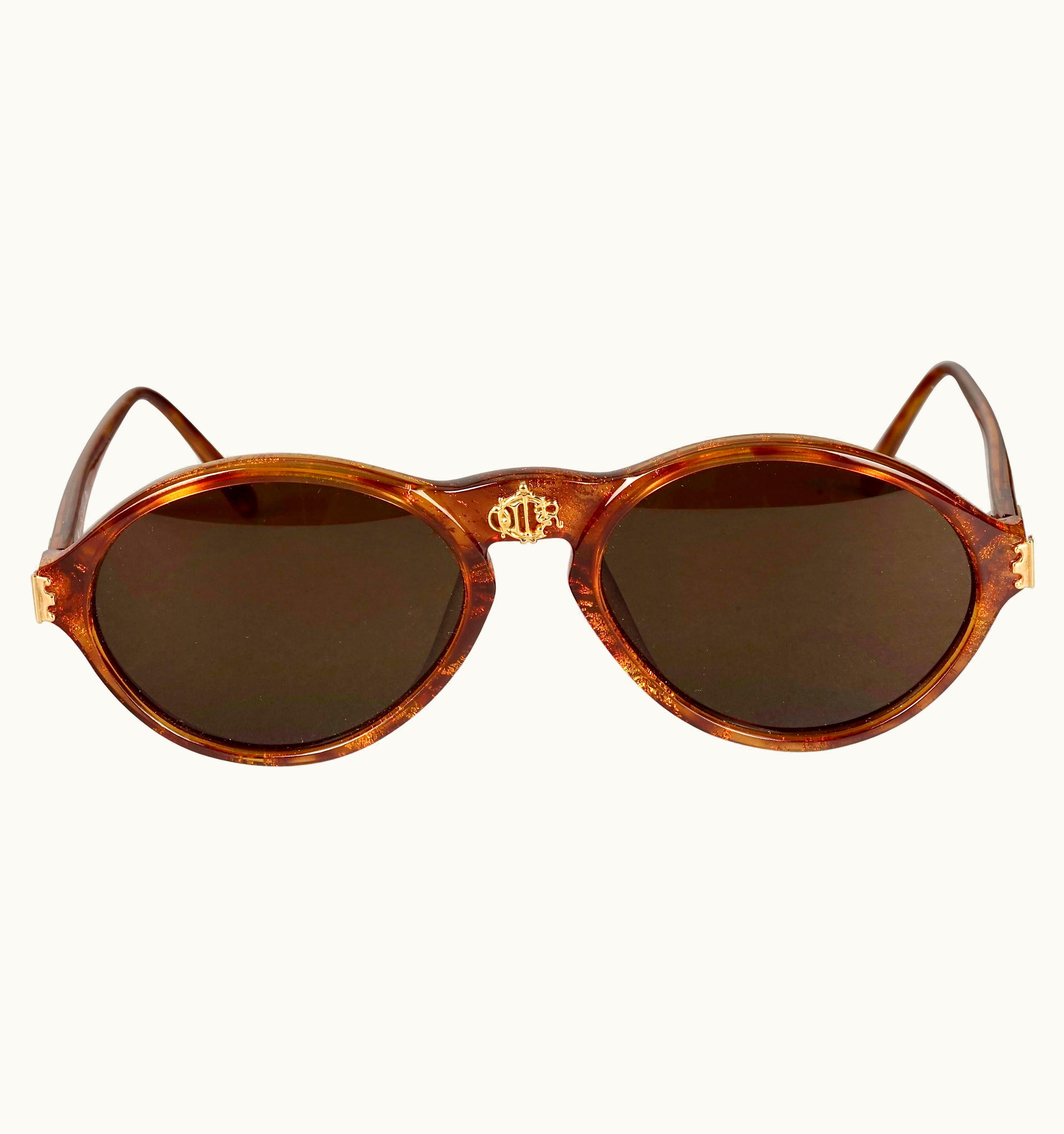Dior Vintage Christian Dior Monogram Insignia Tortoiseshell Sunglasses
