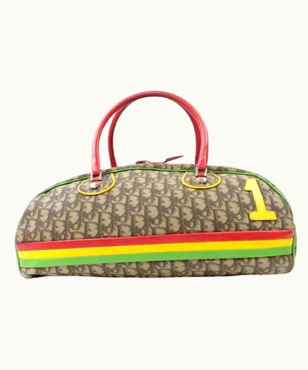 Dior Dior Rasta Monogram Trotter Boston Bag