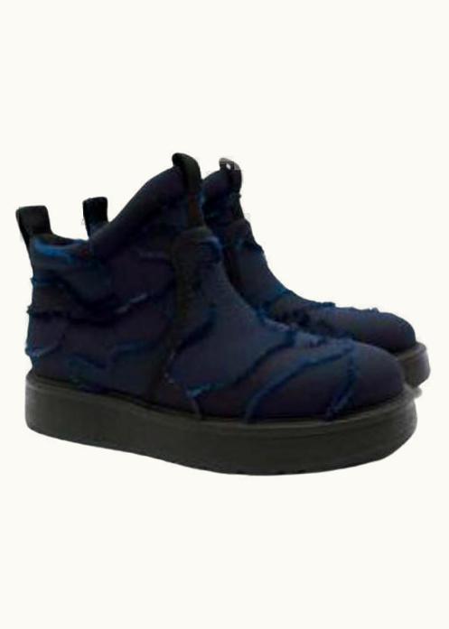 Dior Dior Navy Camo Nomad-D Platform Boots