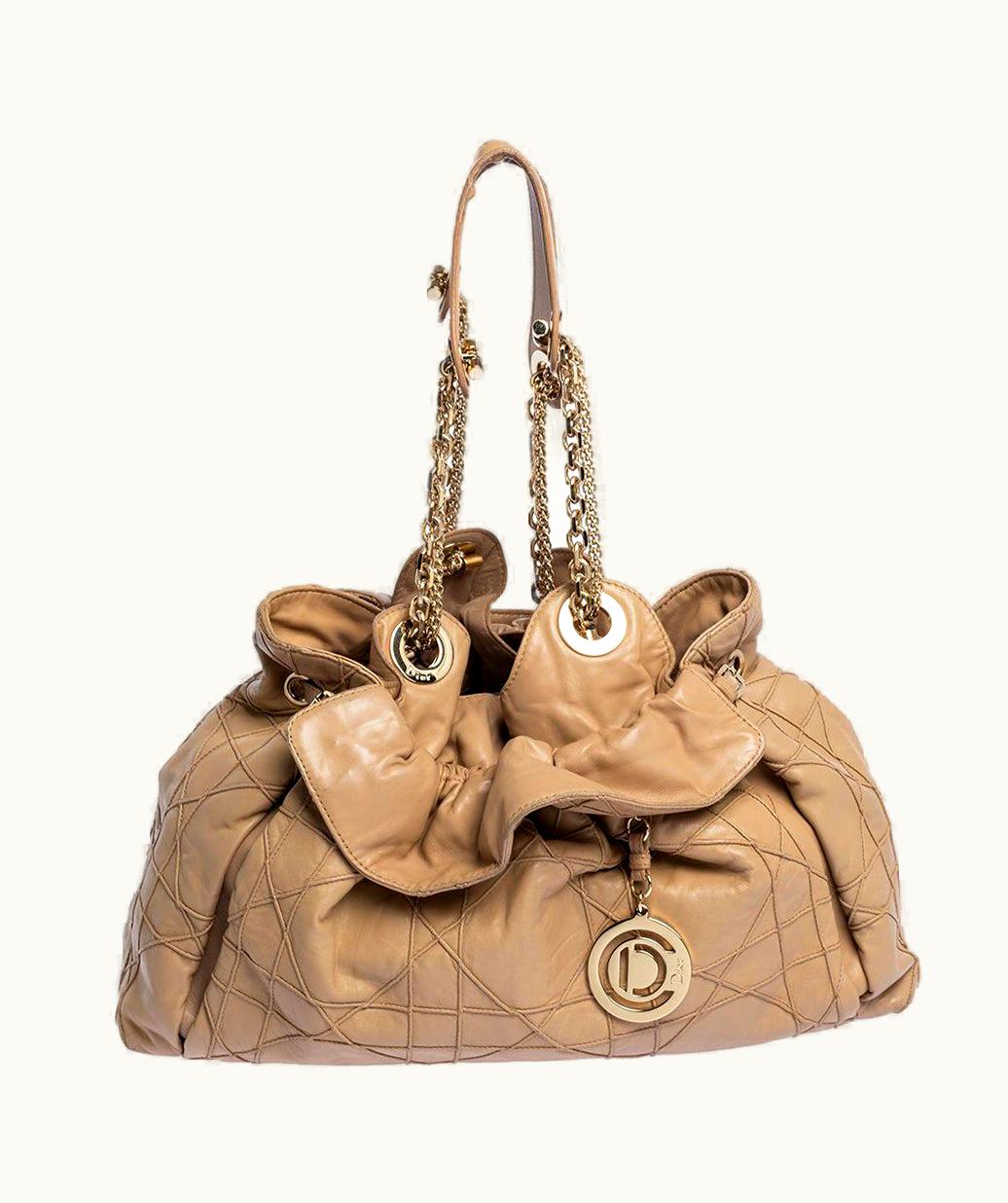 Dior Beige Cannage Leather Le Trente Tote UZ0569151