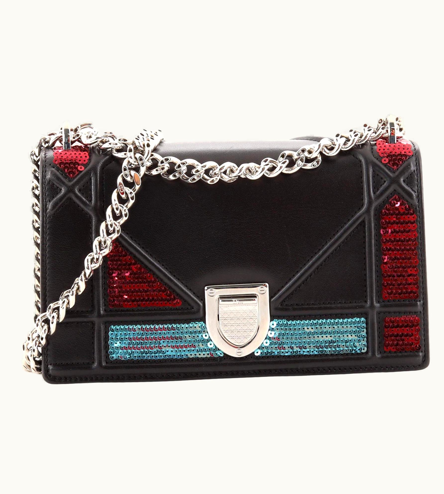 Christian Dior Diorama Flap Bag Lambskin Mini UZ0569174