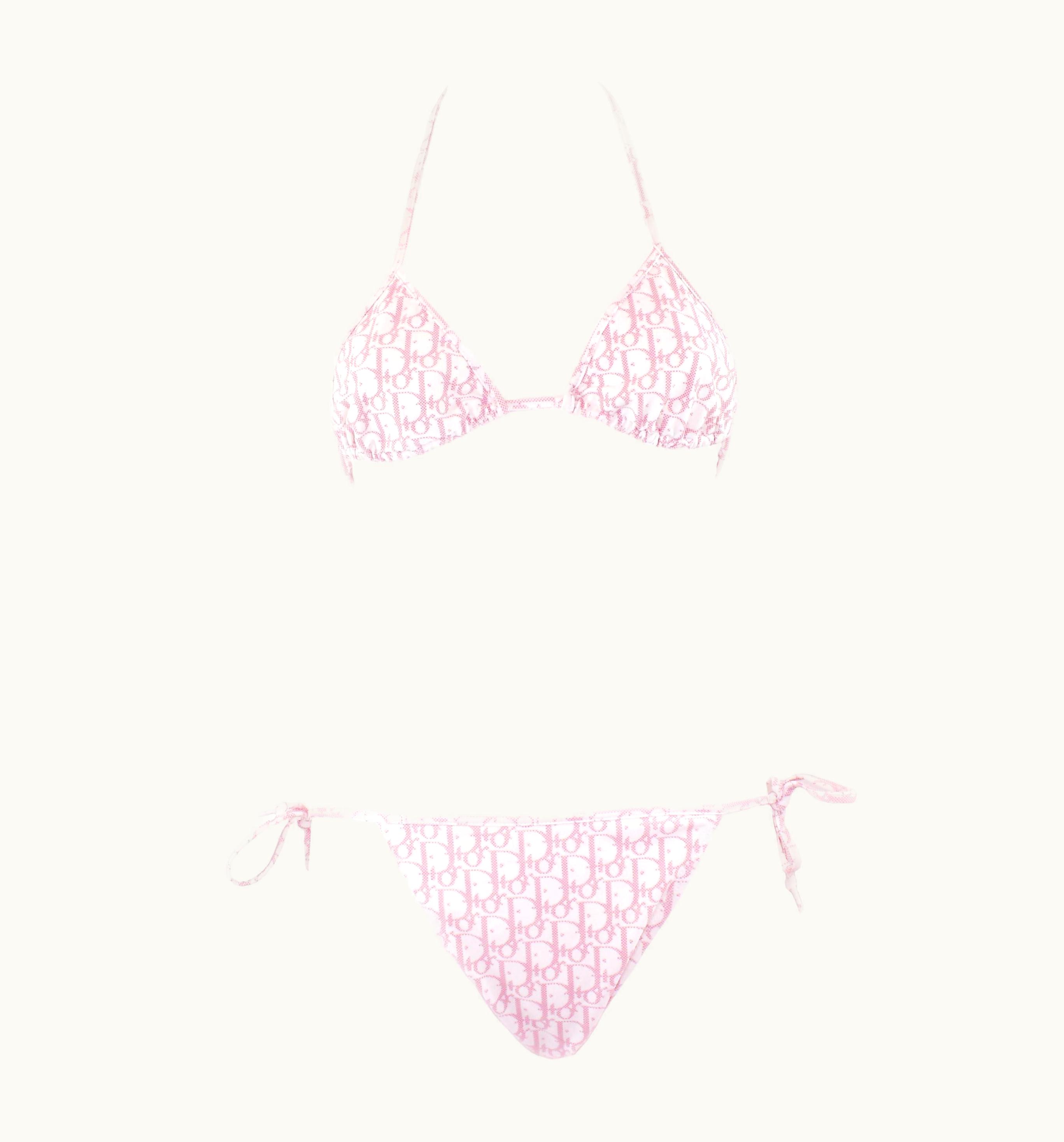 Dior Dior Diorissimo Pink Monogram Bikini
