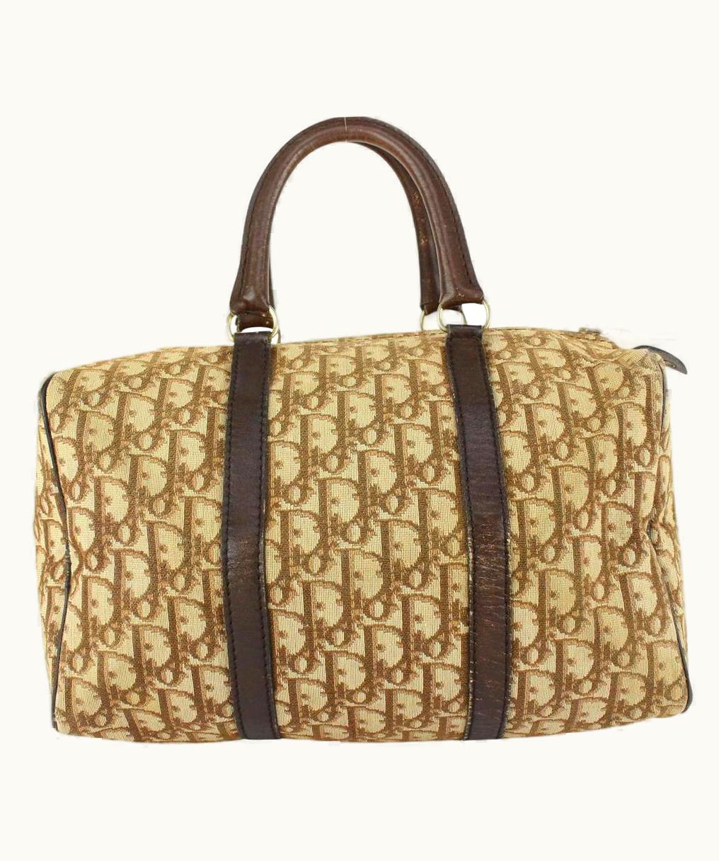 Dior Dior Brown Monogram Trotter Boston Bag 820da85