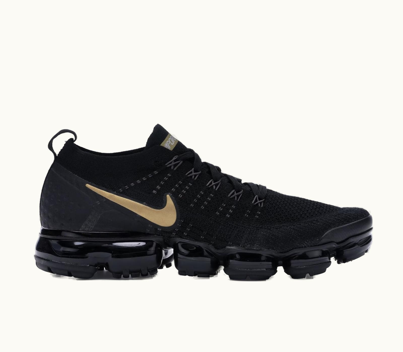 Nike Nike Air VaporMax 2 Black Metallic Gold W