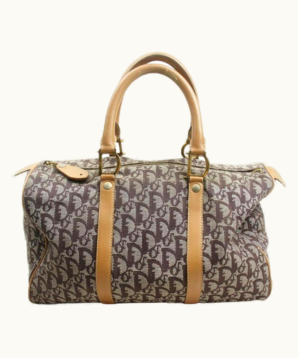 Dior Dior Brown Monogram Trotter Boston Duffle