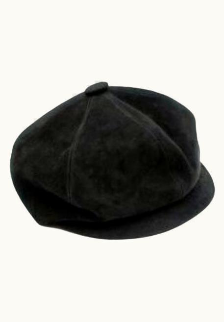Dior Dior Black Suede Baker Boy Cap