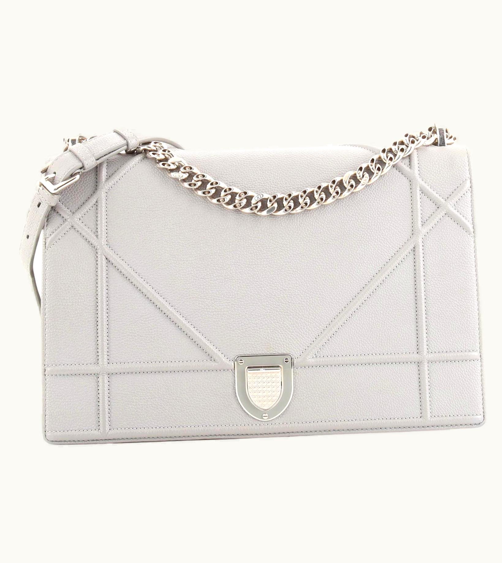 Dior Christian Dior Diorama Flap Bag Grained Calfskin Large UZ0569391