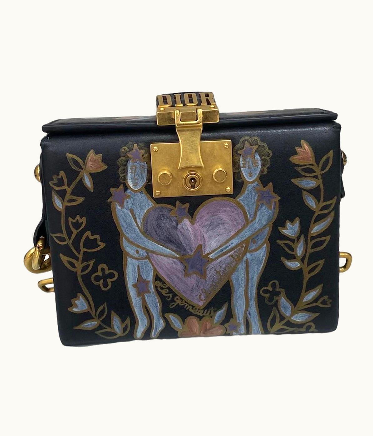 Dior 2017 Dior LockBox Zodiac Limited Edition Shoulder Bag