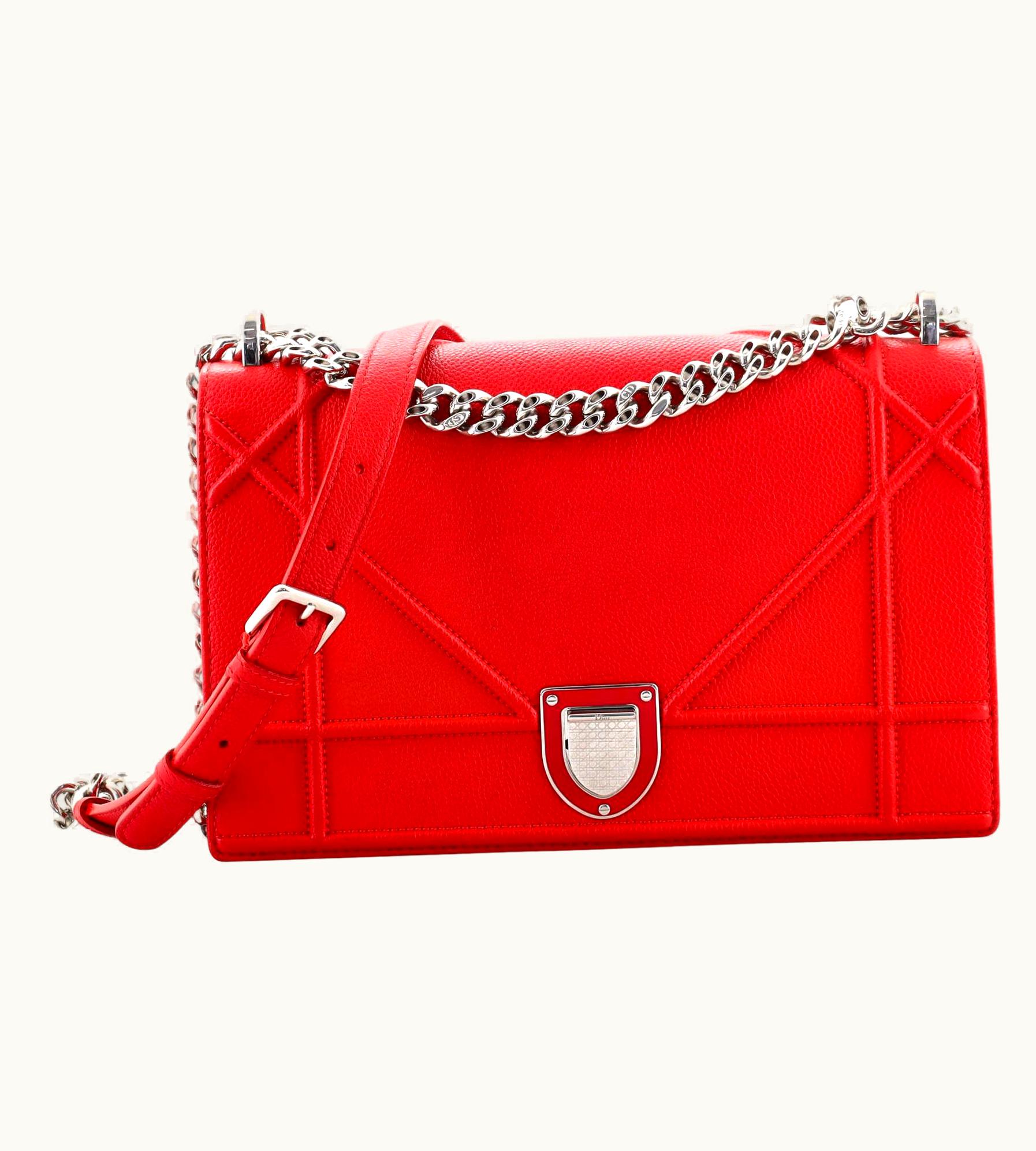 Dior Christian Dior Diorama Flap Bag Grained Calfskin Large UZ0569423