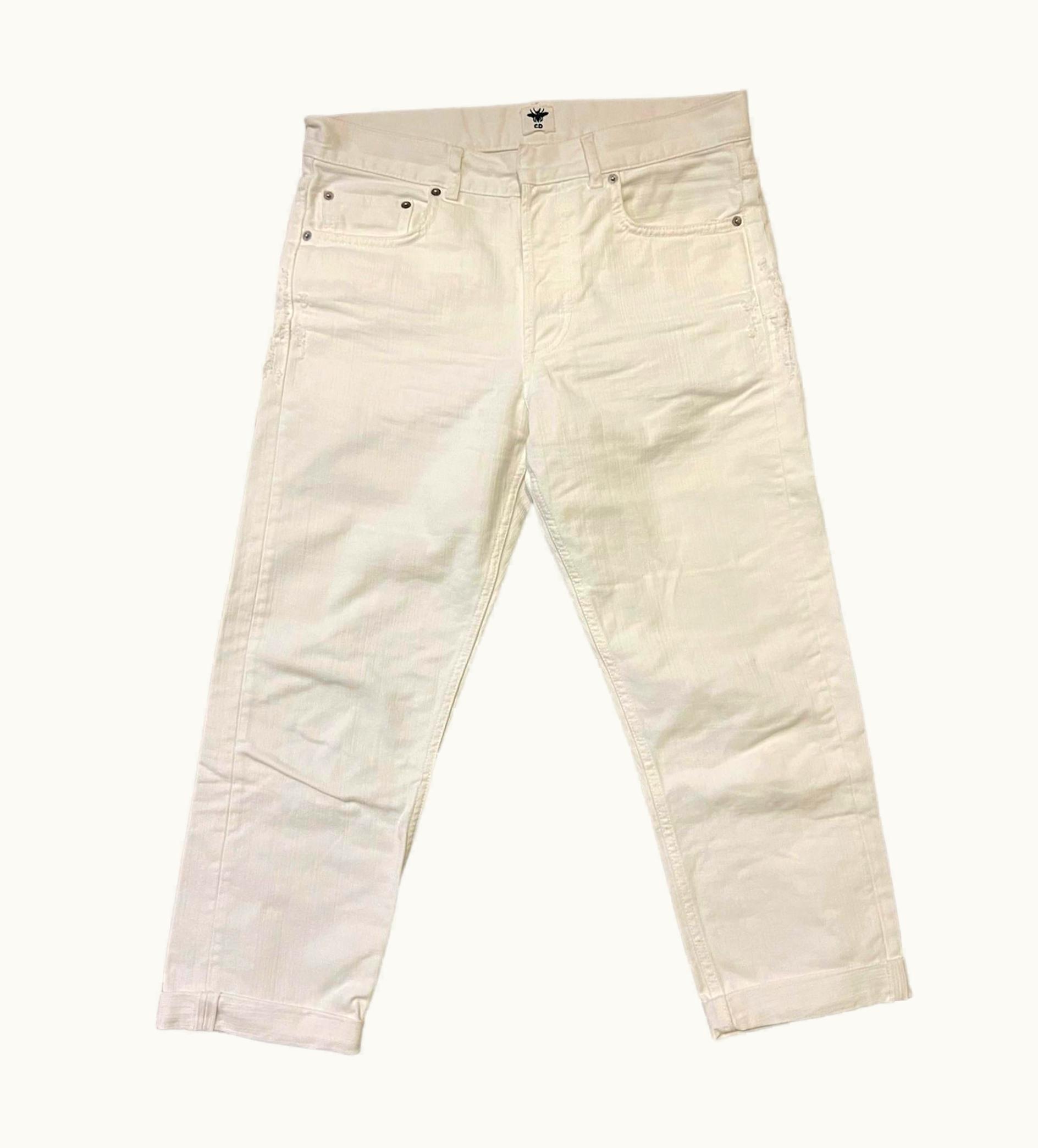 Dior Christian Dior White Pant Jeans