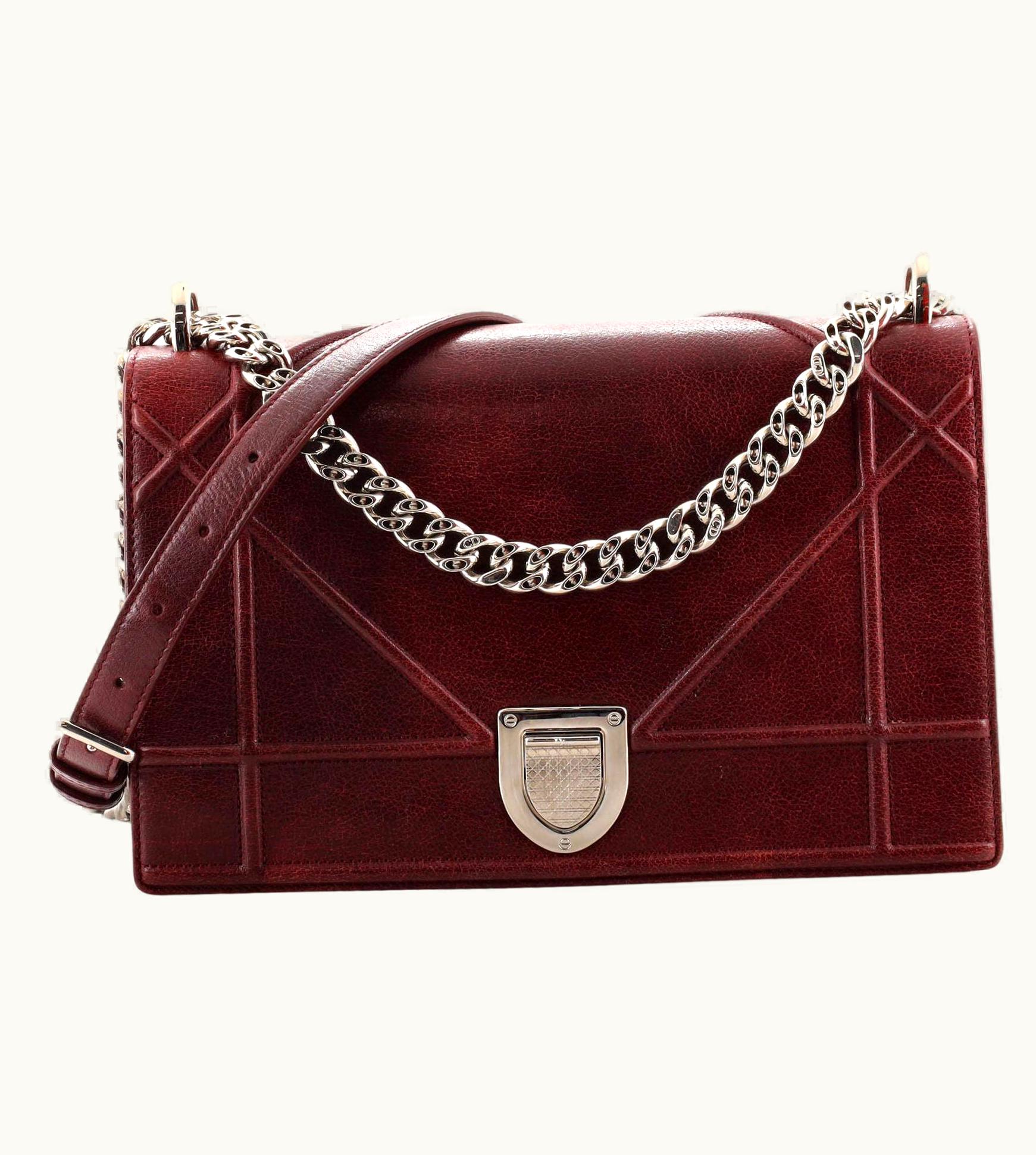 Dior Christian Dior Diorama Flap Bag Grained Calfskin Medium UZ0569461