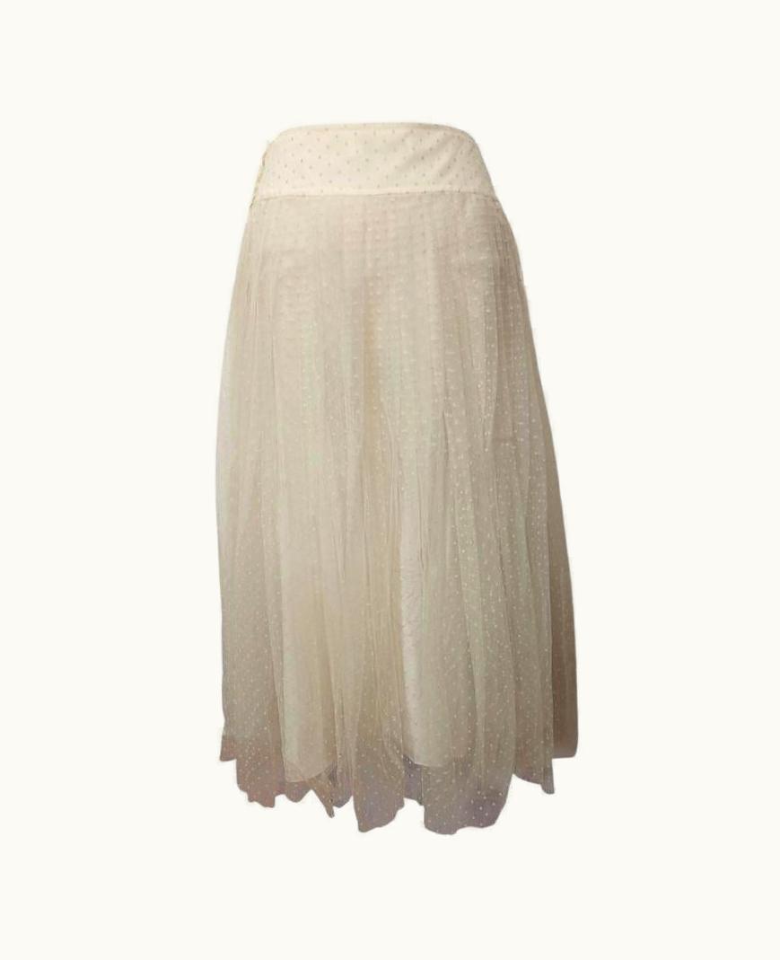 Dior Christian Dior Silk And Tulle Skirt
