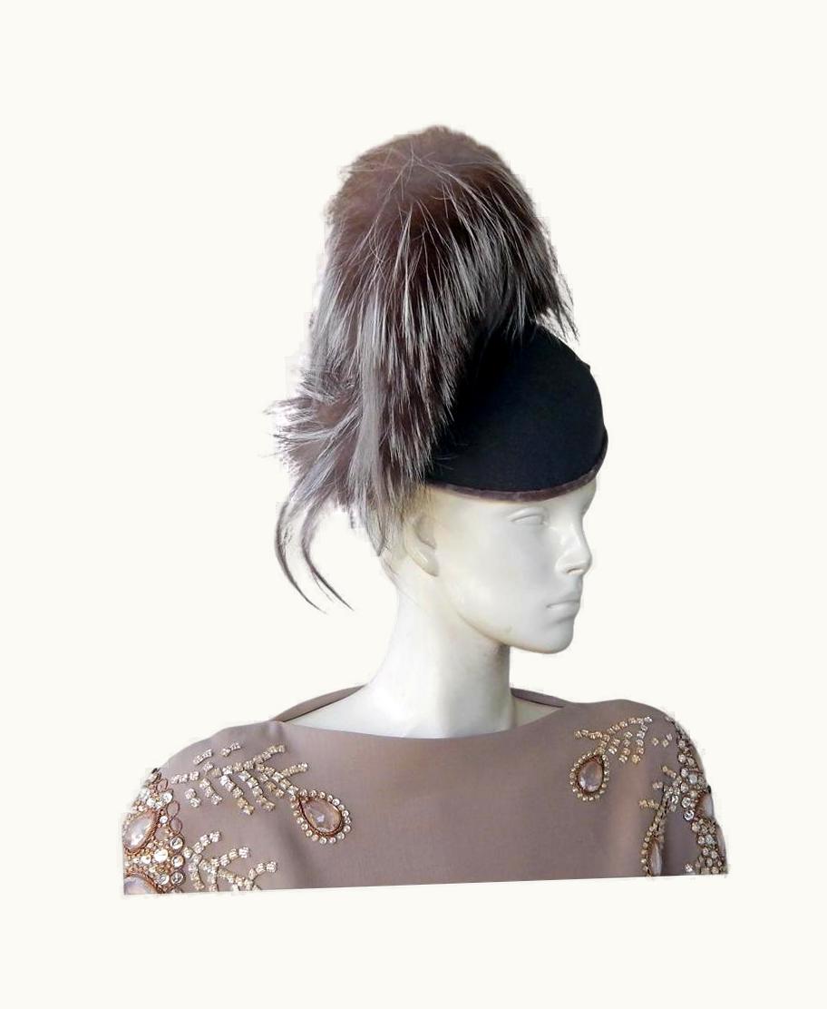 Dior Rare Christian Dior By John Galliano 2007 Runway Hat