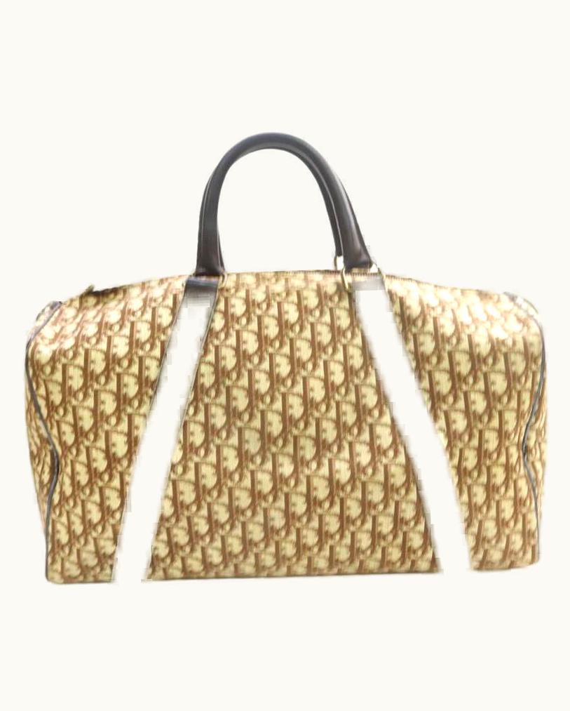 Dior Christian Dior Brown Monogram Trotter Boston Duffle Bag UZ0569570