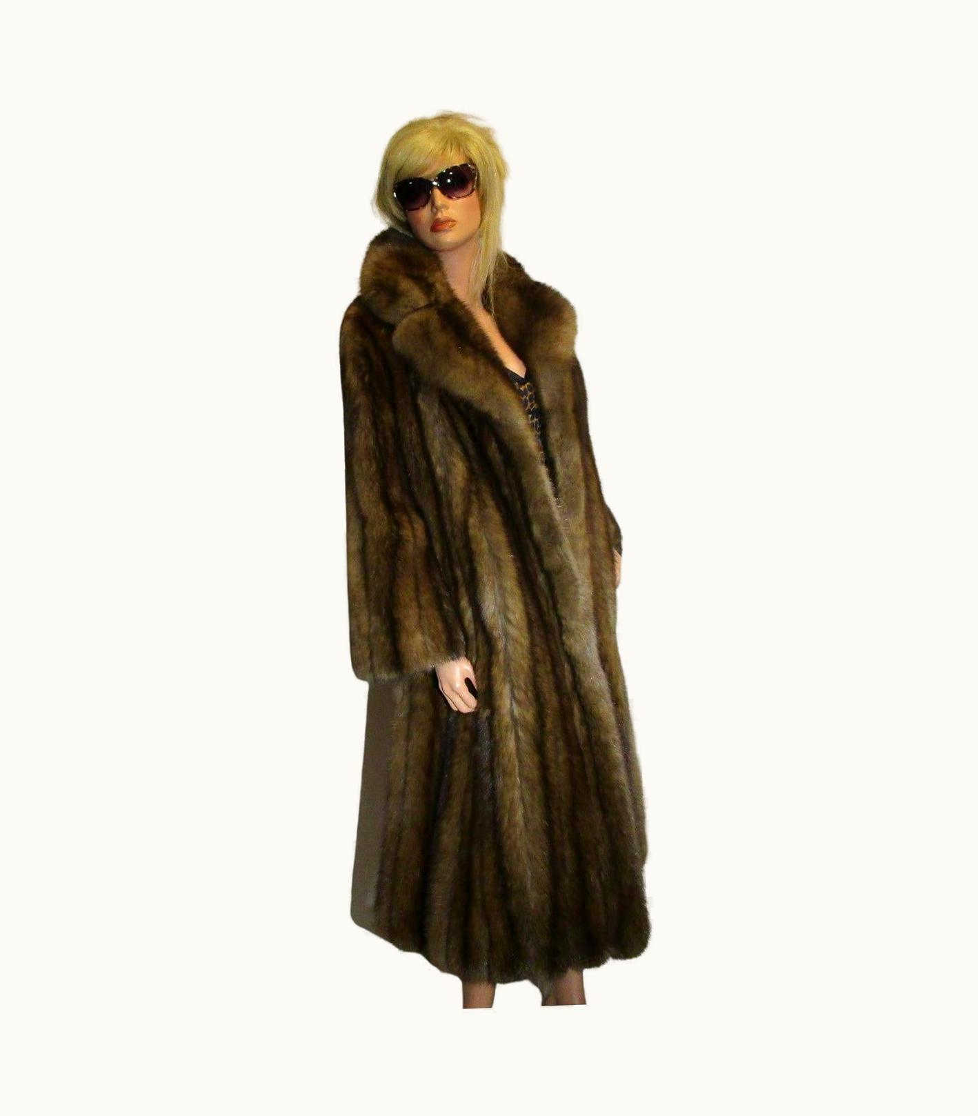 Dior 1980s Christian Dior Russian Sable Fur Coat Full Length Vintage