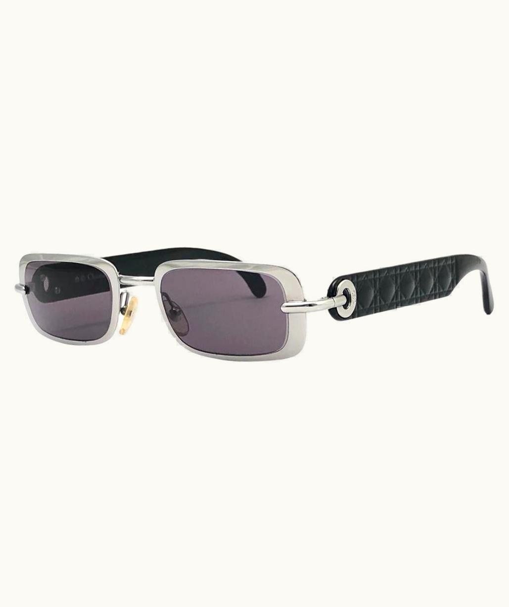 Dior Vintage Christian Dior Eva 24d Small Grey Optyl Sunglasses 1990
