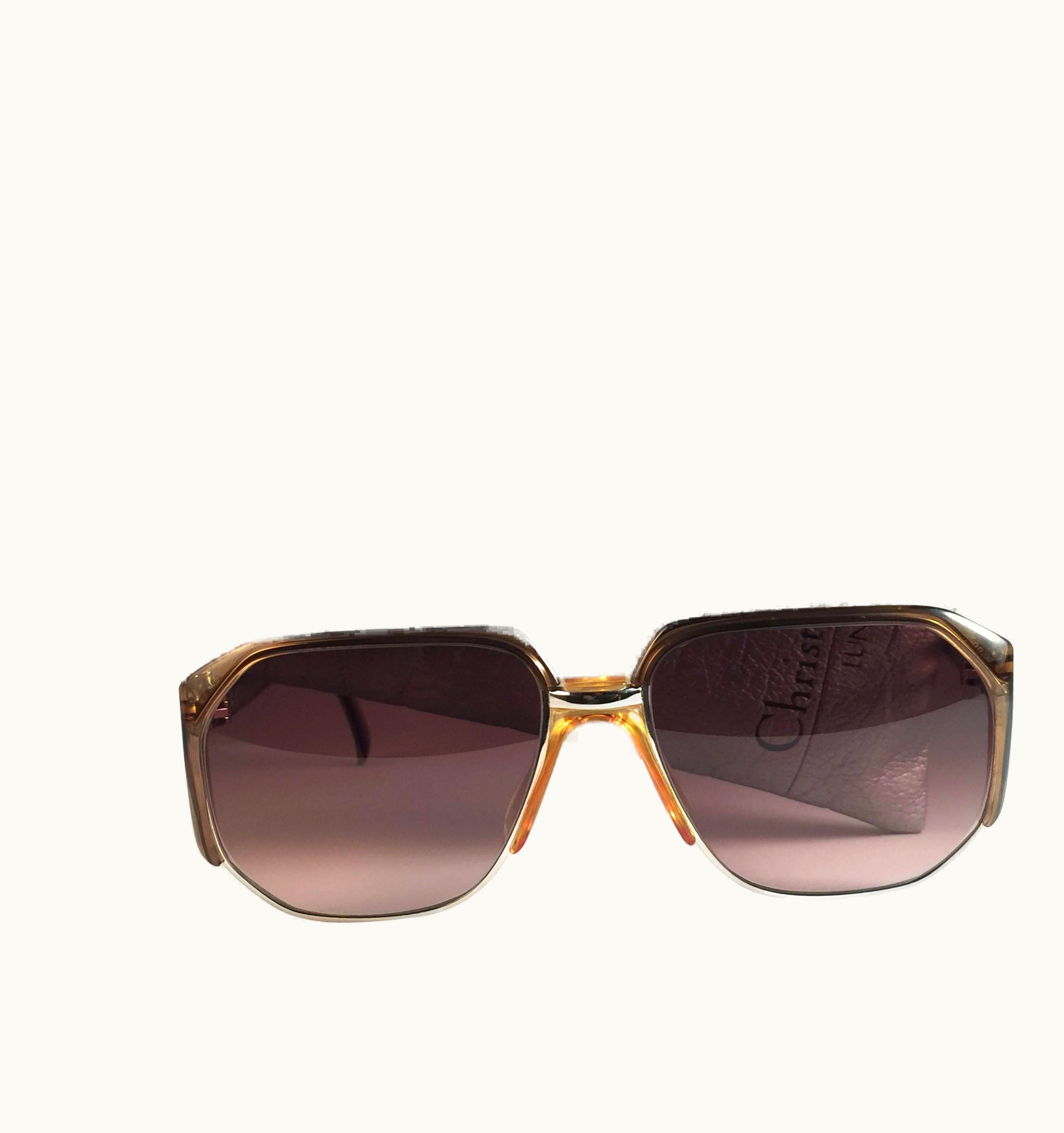 Dior Vintage Christian Dior Monsieur 2120 1980 Sunglasses