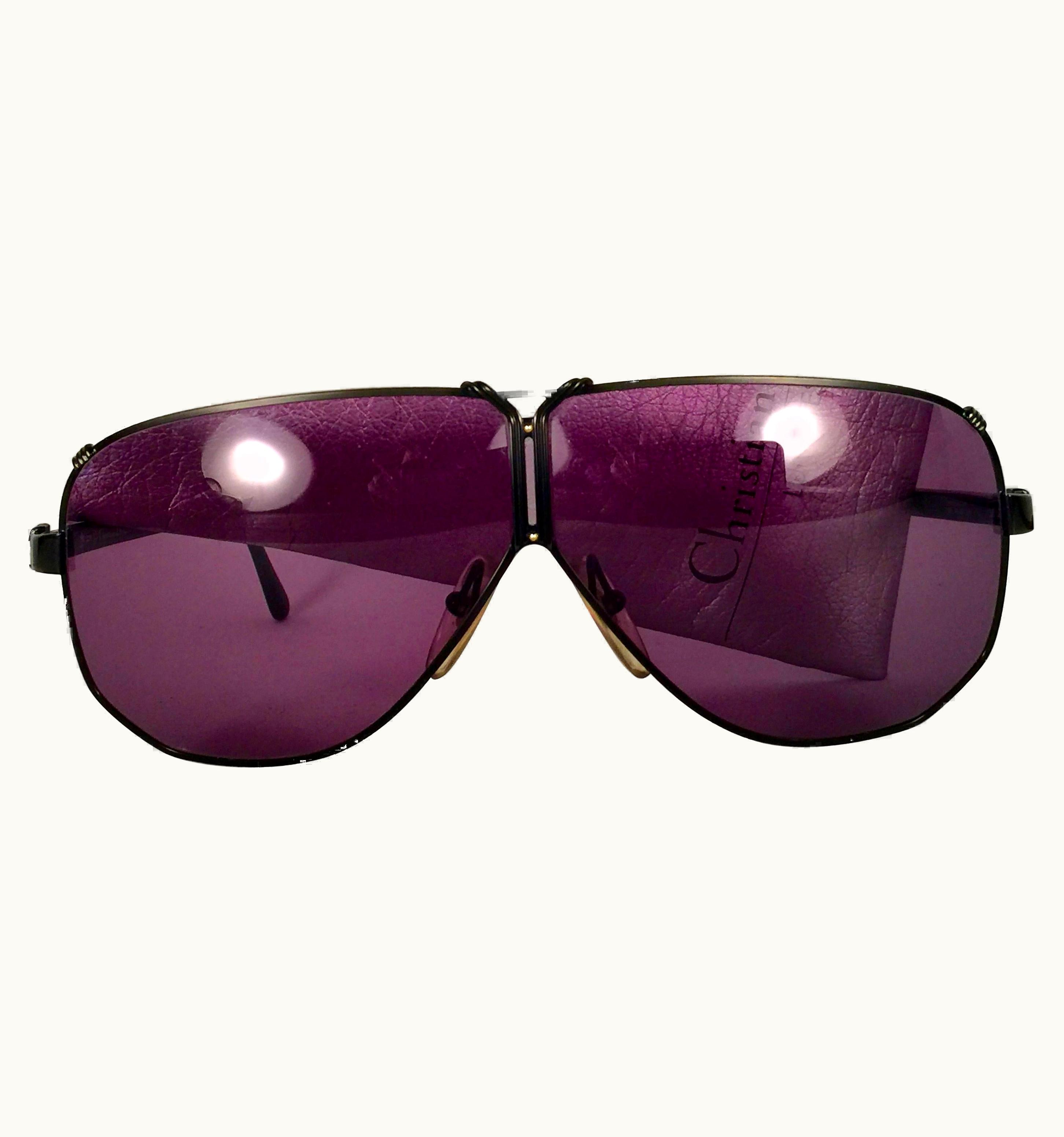 Dior Vintage Christian Dior 2502 Oversized Sunglasses 1980 Austria
