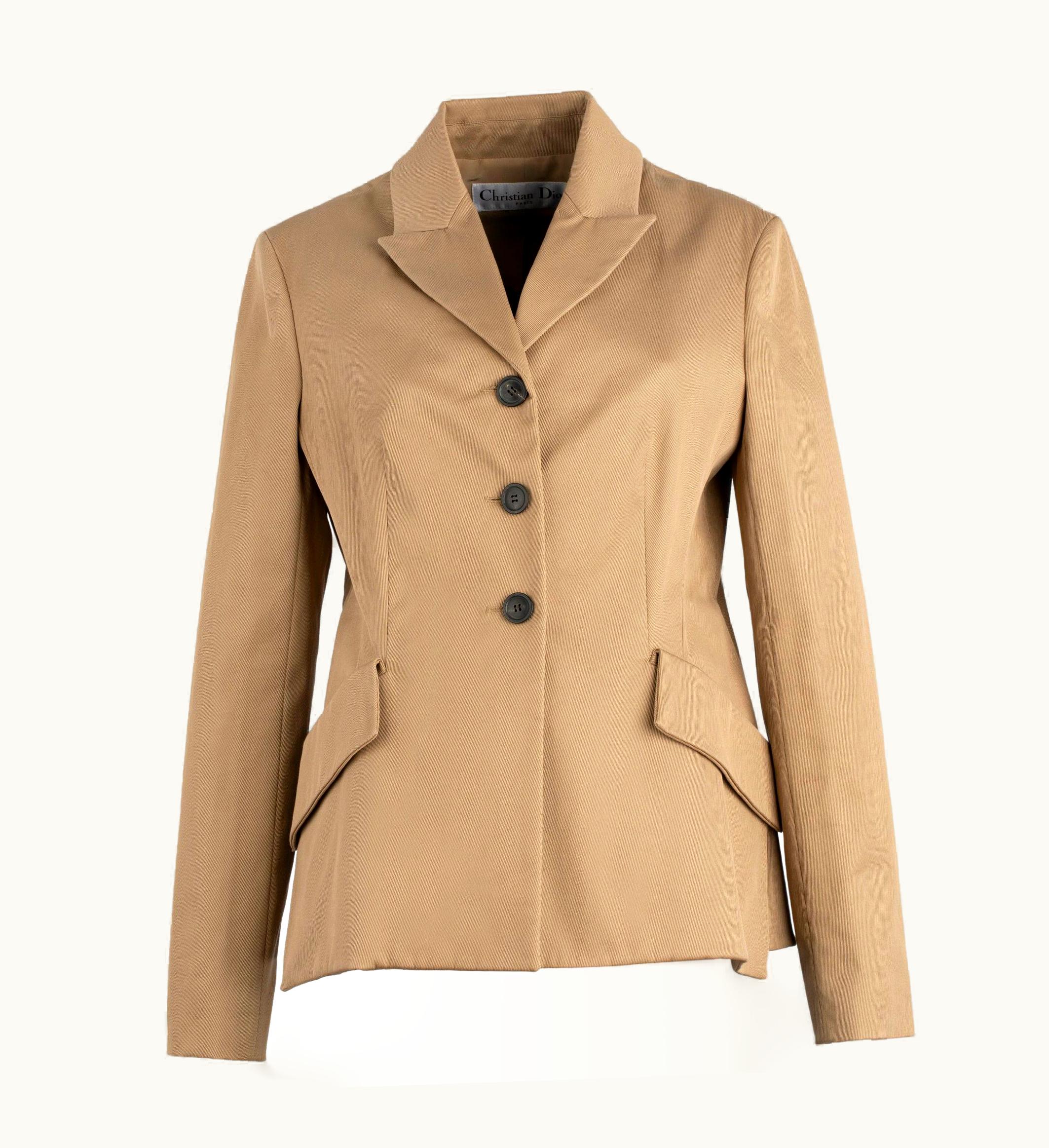 Dior Dior Womens Tan Bar Jacket 38 Fr