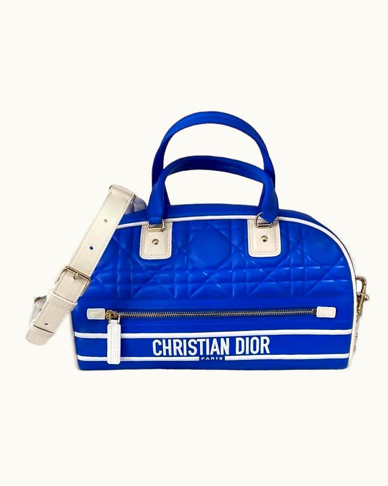 Dior Dior Bowling VIbe Medium Size Blue White