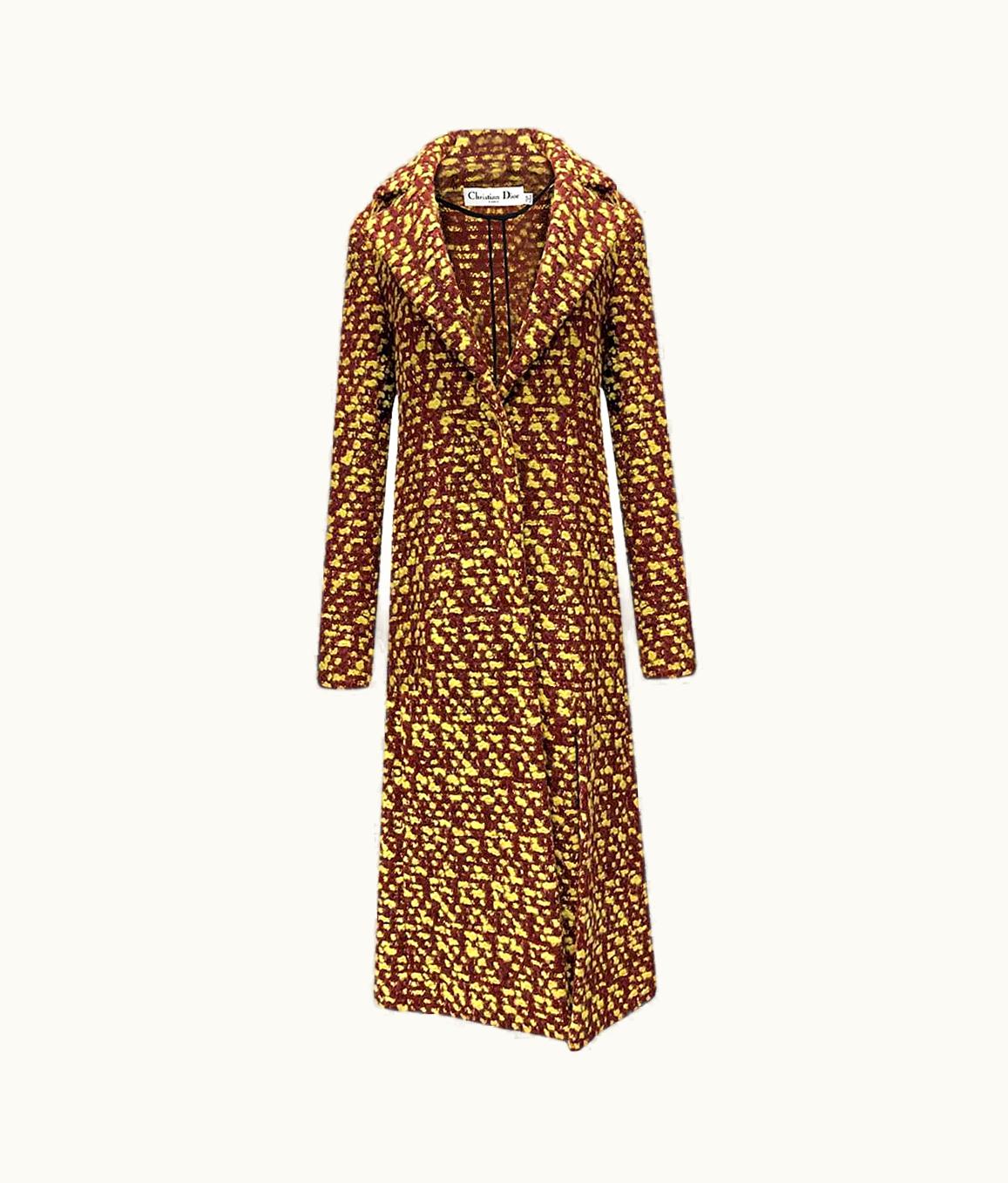 Dior Christian Dior 2015 In Yellow/brown Wool
