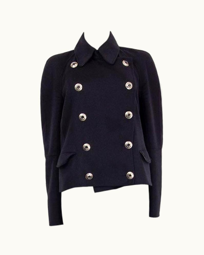 Dior Christian Dior Black Cashmere Double-breasted Jacket