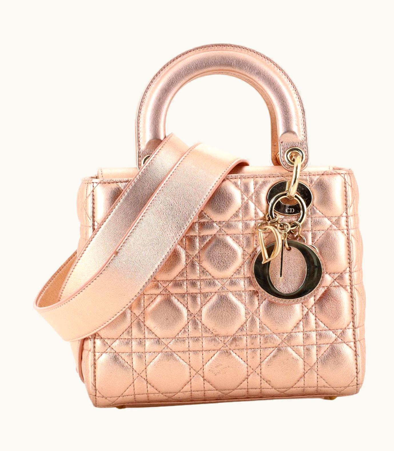 Dior Christian Dior My ABCDior Lady Dior Bag Cannage Quilt Lambskin