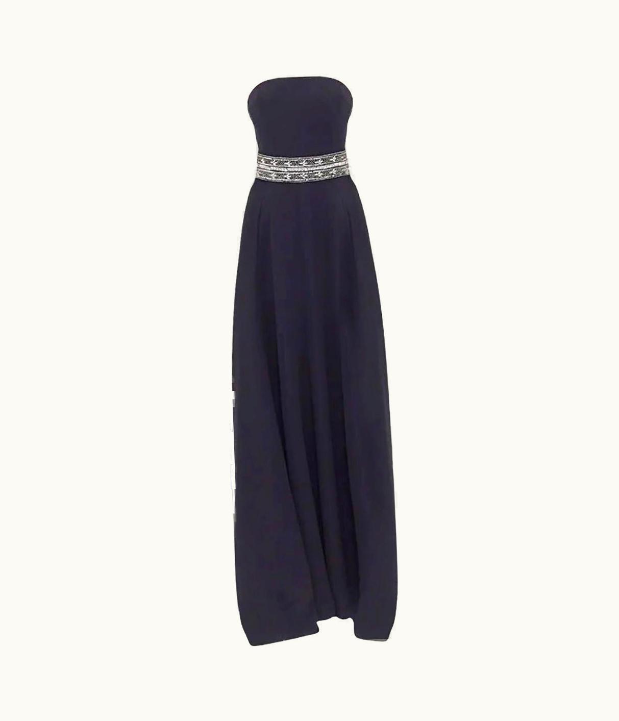 Dior Christian Dior Black Viscose Gown Dress