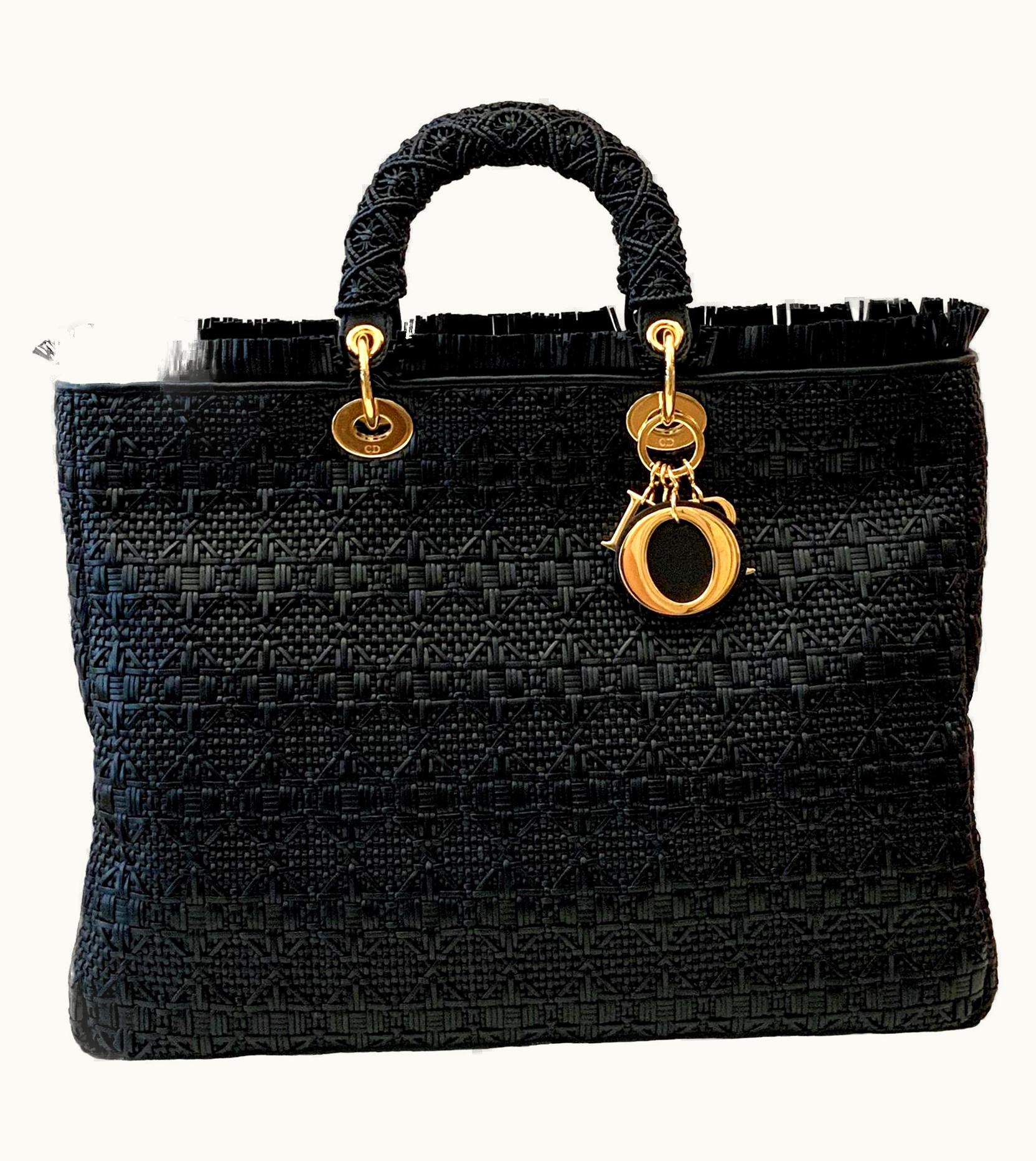 Dior Christian Dior Lady Dior Bag Cannage Braided Leather Limited Edition