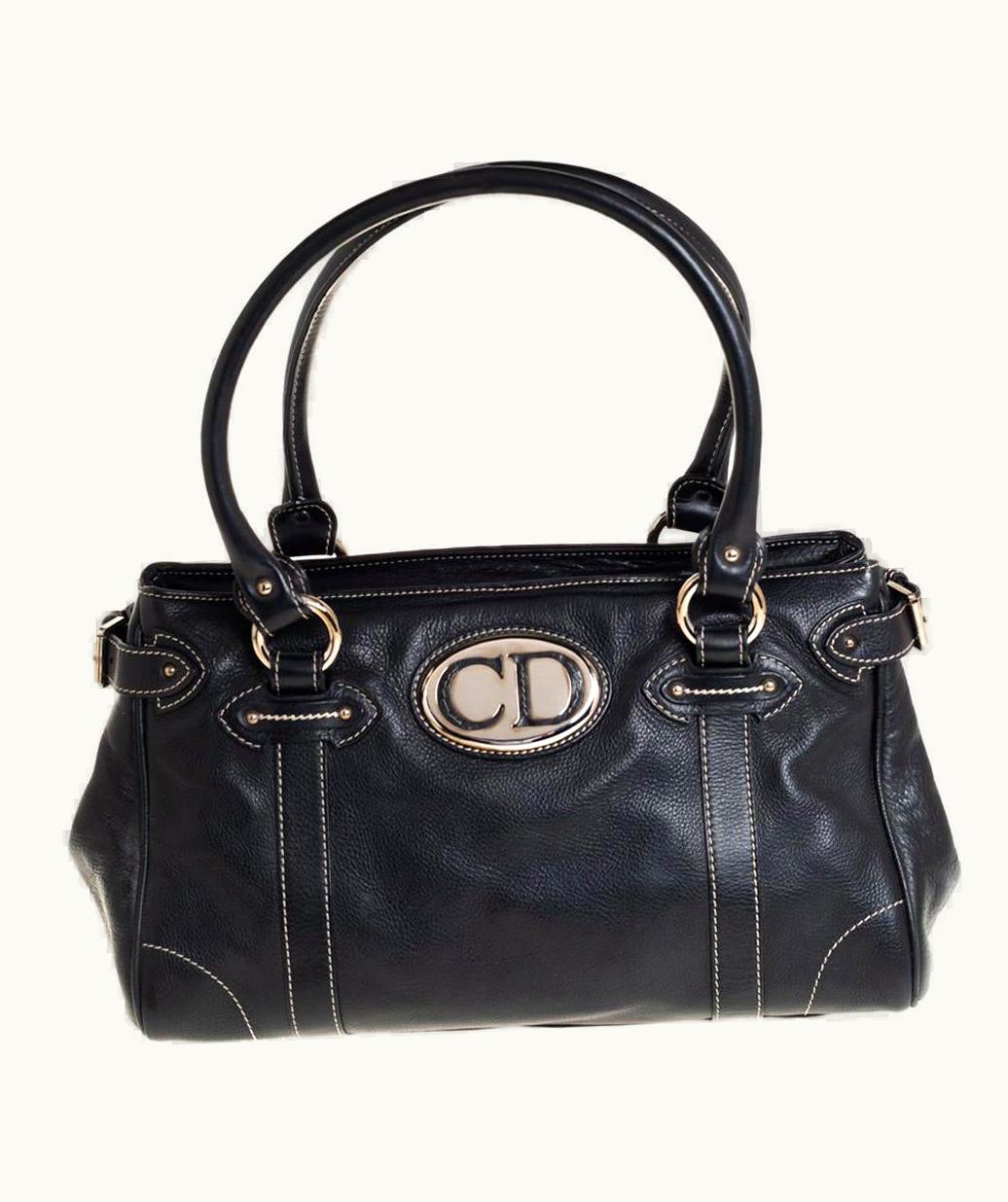 Dior Dior Black Leather Satchel