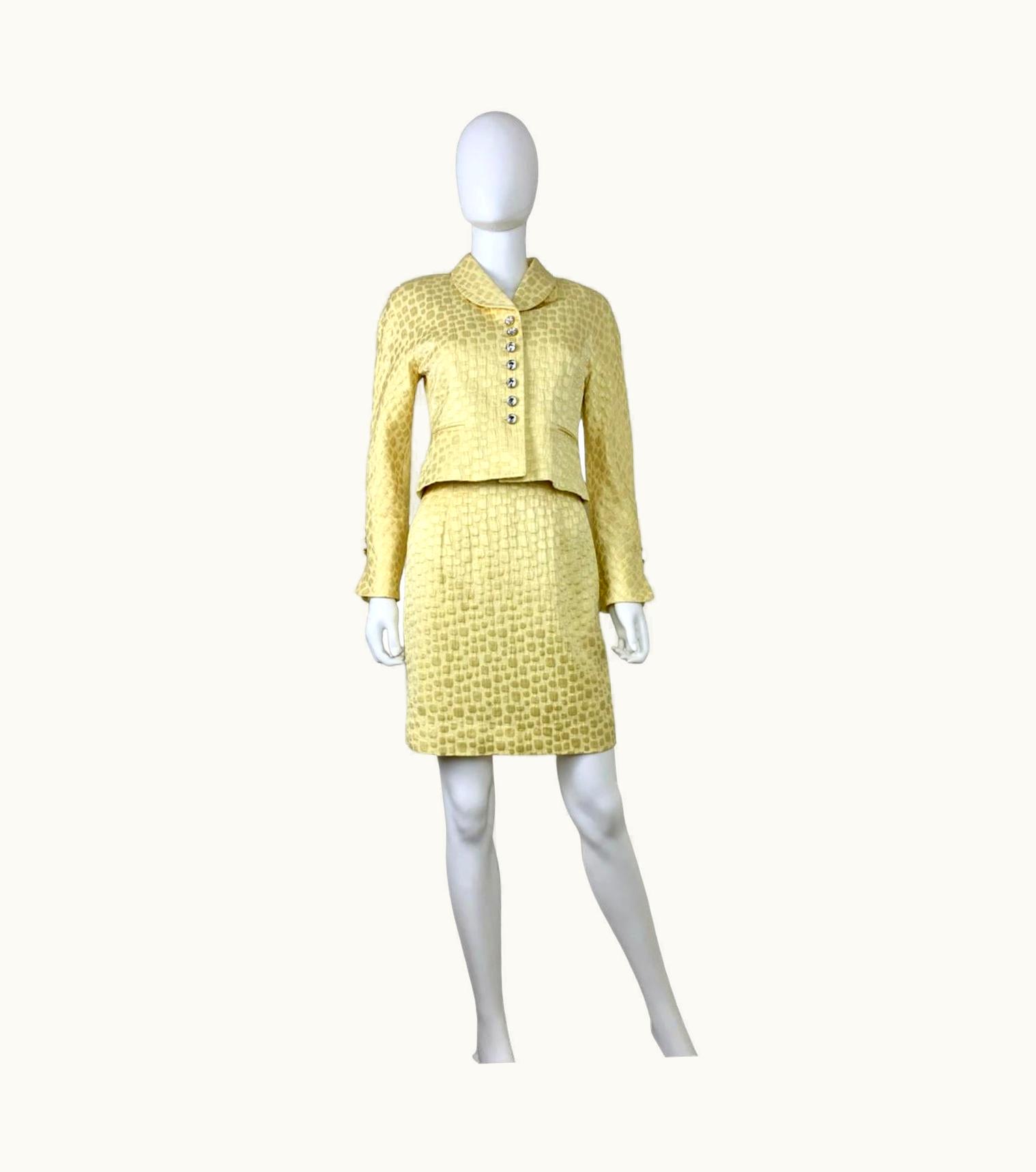 Dior Dior Vintage Jacket + Skirt Set