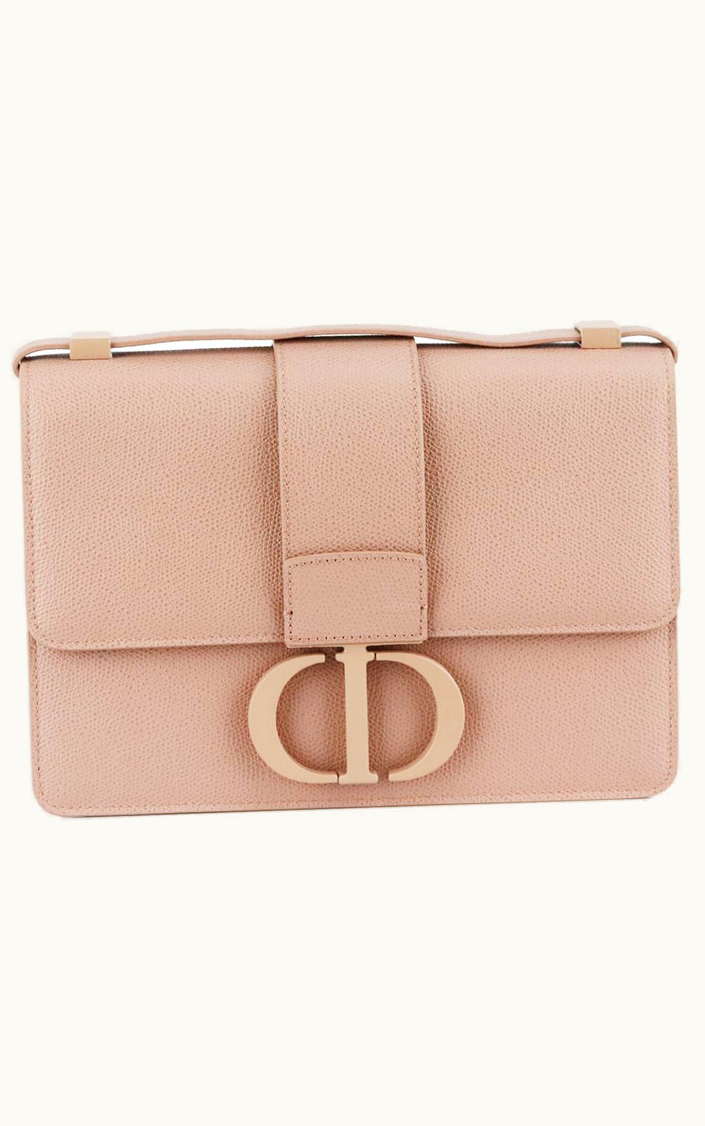 Dior Christian Dior 30 Montaigne Ultramatte Textured Leather Shoulder Bag