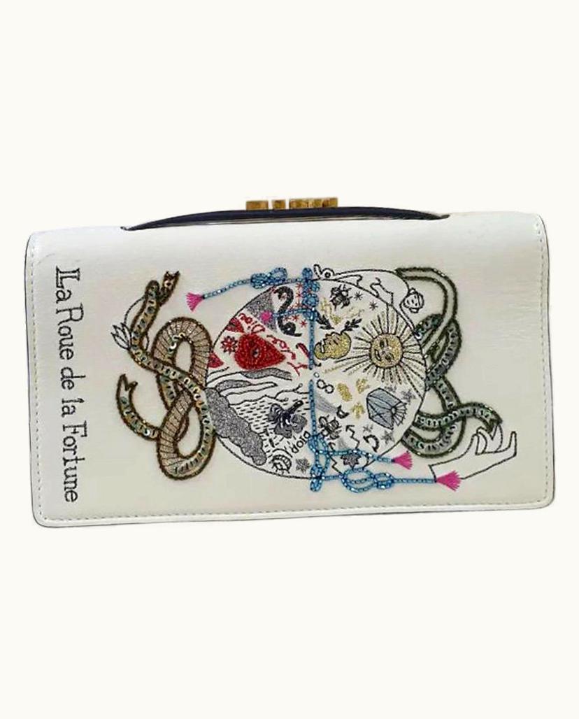 Dior Christian Dior Tarot La Roue De La Fortune Clutch